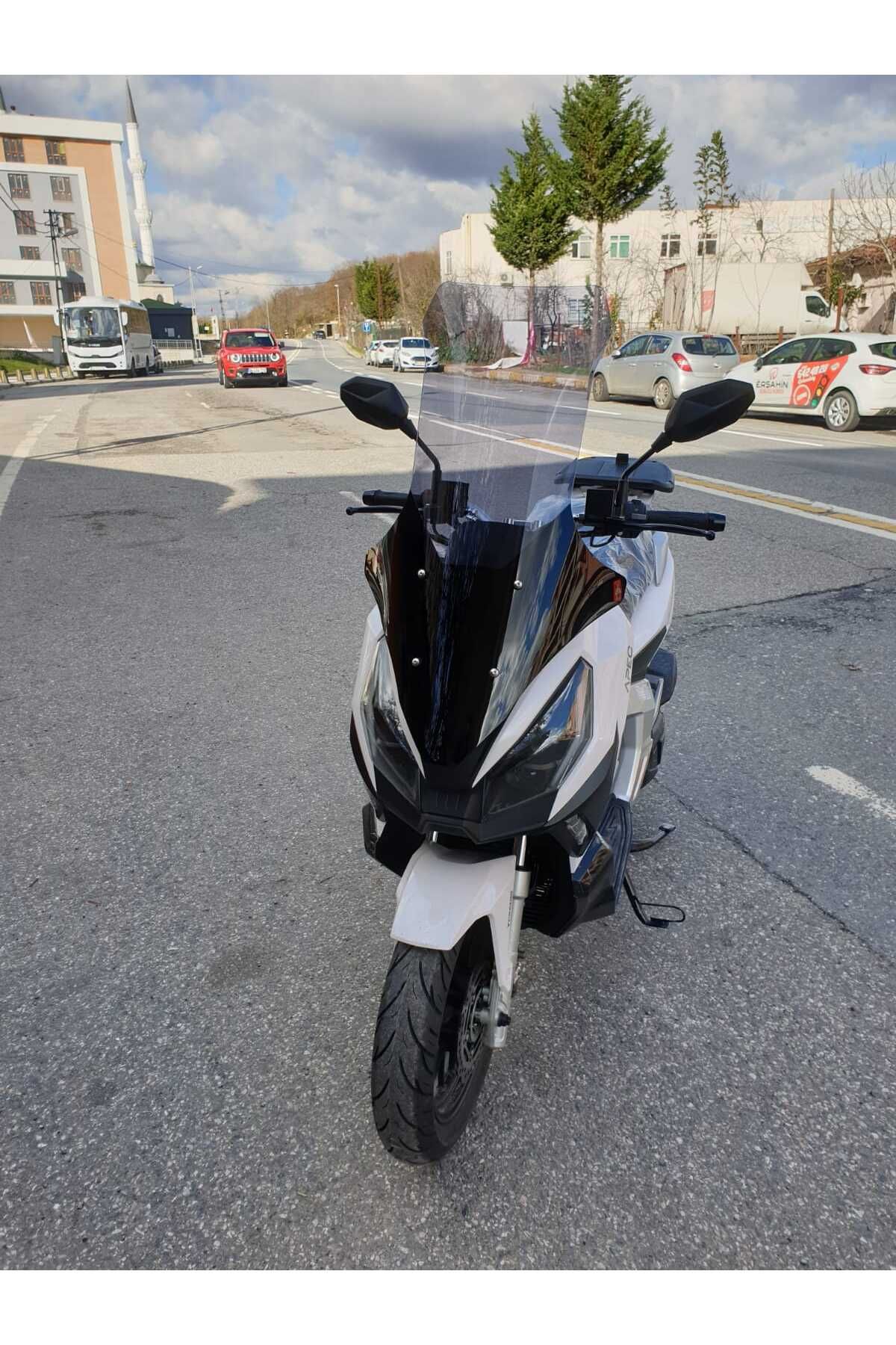 Volta Apec Apx7 Siperlik Ön Cam 2025 Model 78cm Füme Renkli 4mm UZUN CAM