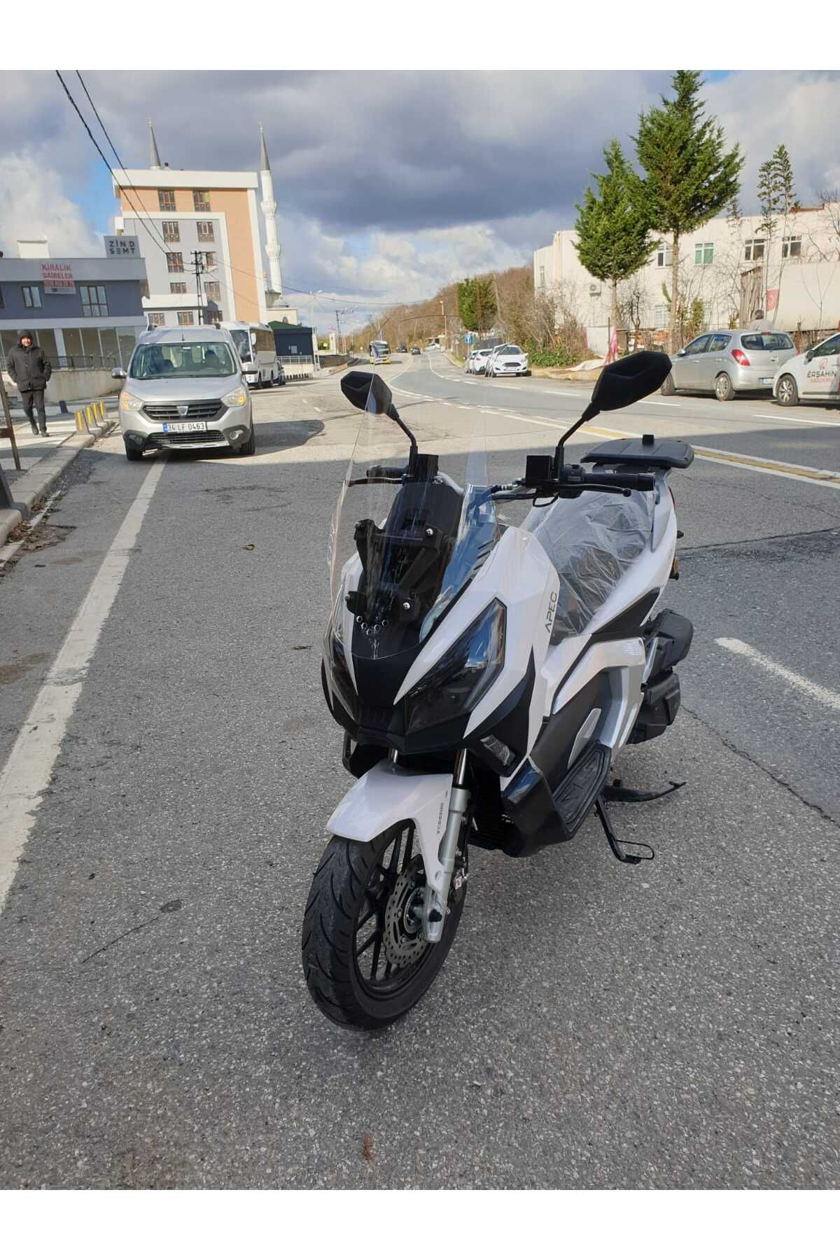 Volta Apec Apx7 Siperlik Ön Cam 2025 Model 68cm şeffaf Renkli 4mm ORTA BOYLU CAM
