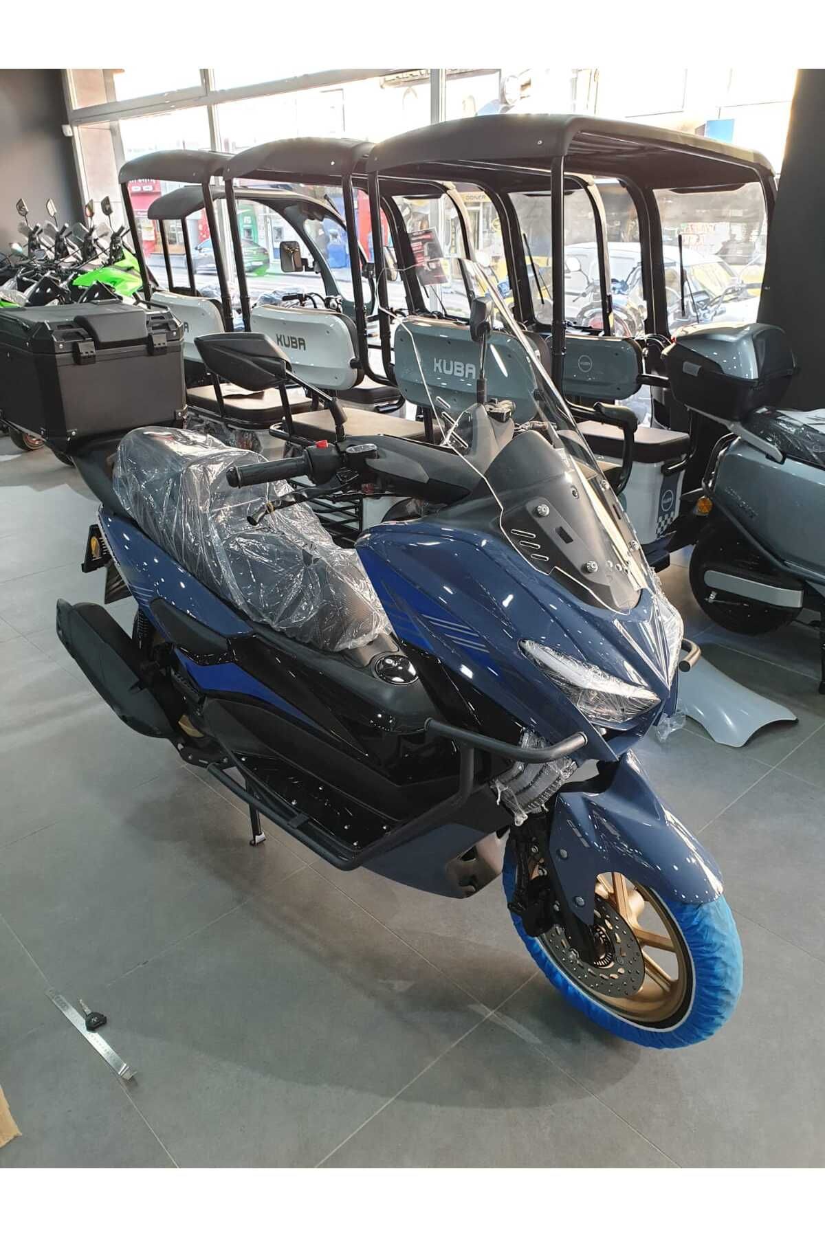 Küba Newcity 125 Siperlik Ön Cam 2023-2025 Model 65cm Şeffaf Renkli 4mm UZUN CAM