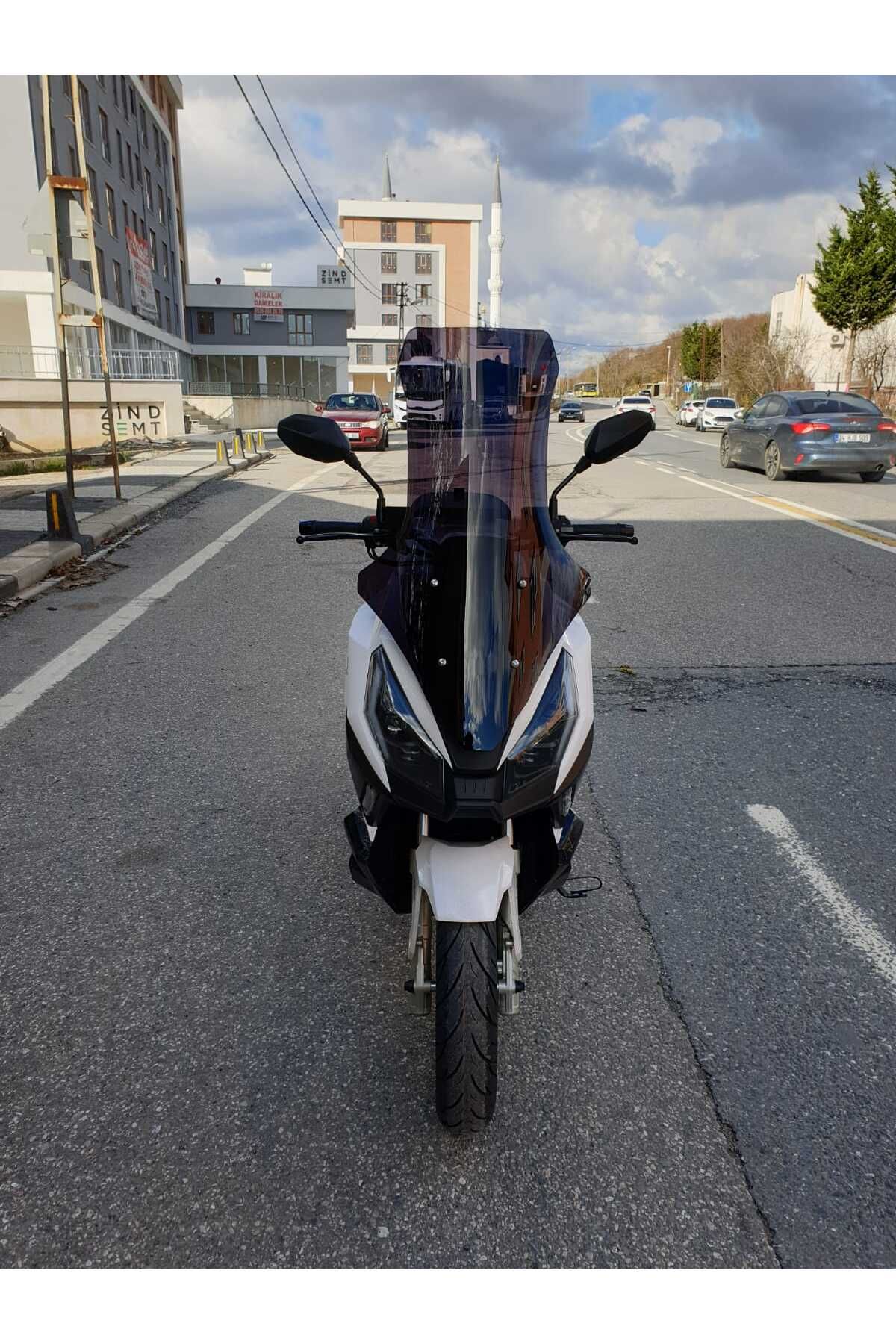 Volta Apec Apx7 Siperlik Ön Cam 2025 Model 78cm Siyah Renkli 4mm UZUN CAM