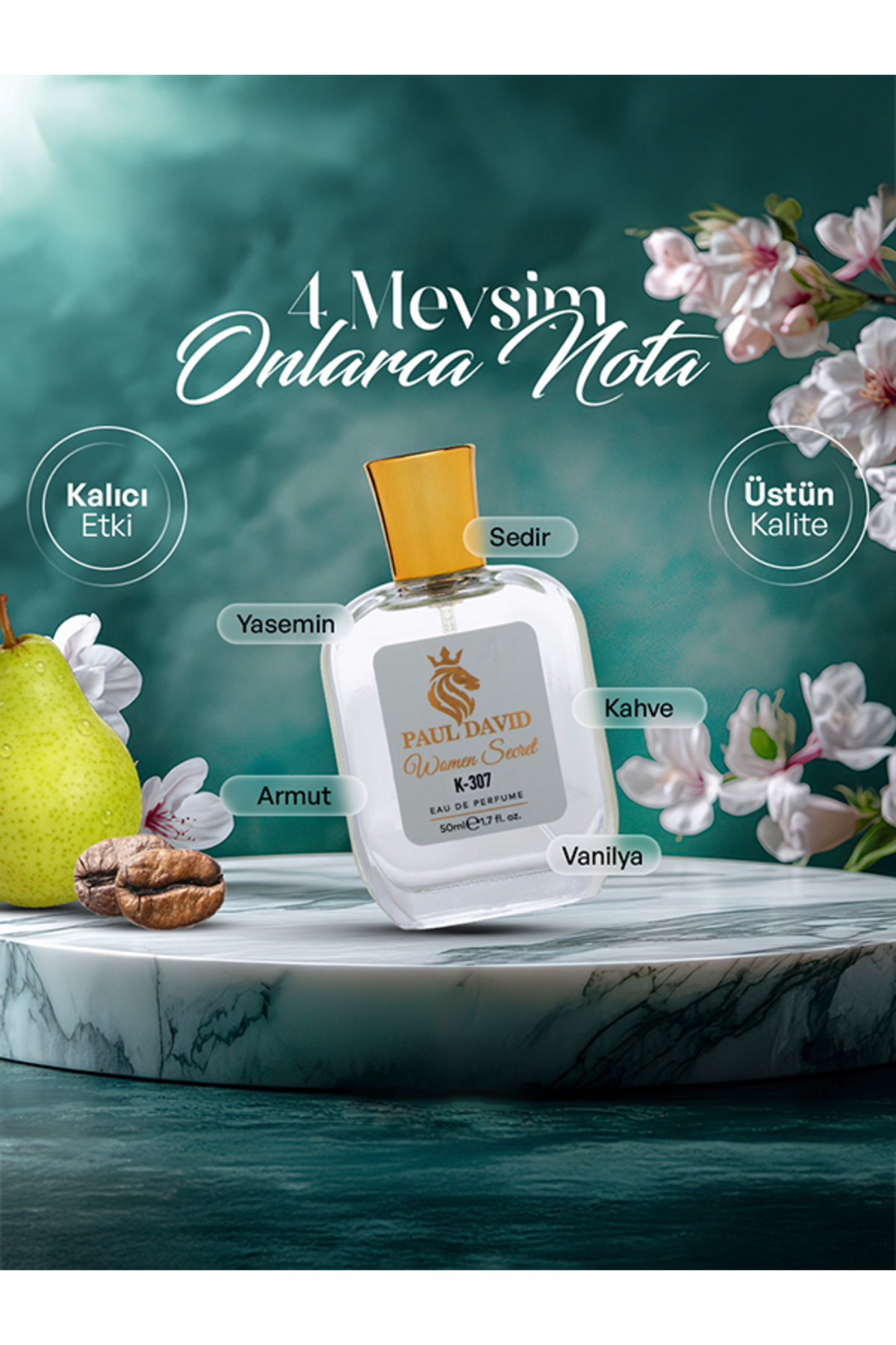 عطر زنانه | پال دیوید Paul David K-307 SET - تصویر 4