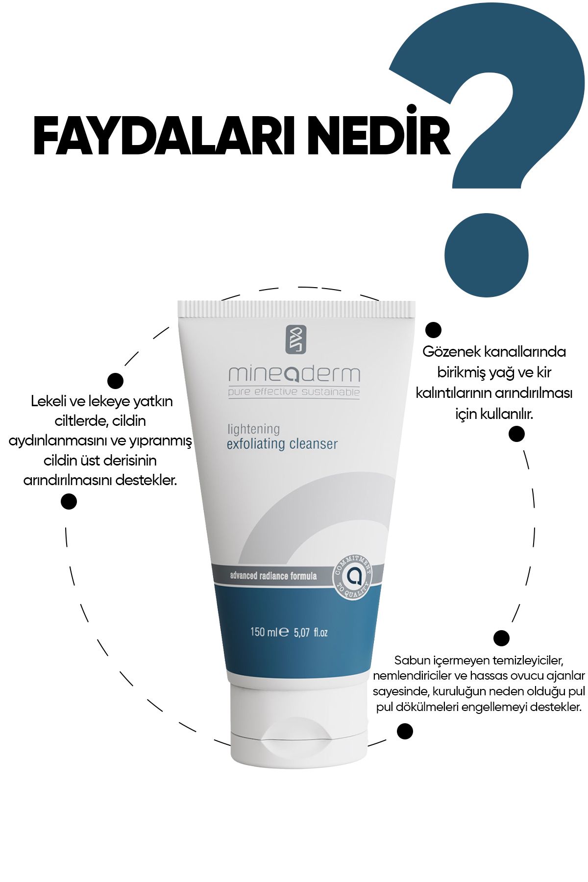 mineaderm-Brightening Peeling Cleanser - Skin Peeling Cleanser 2