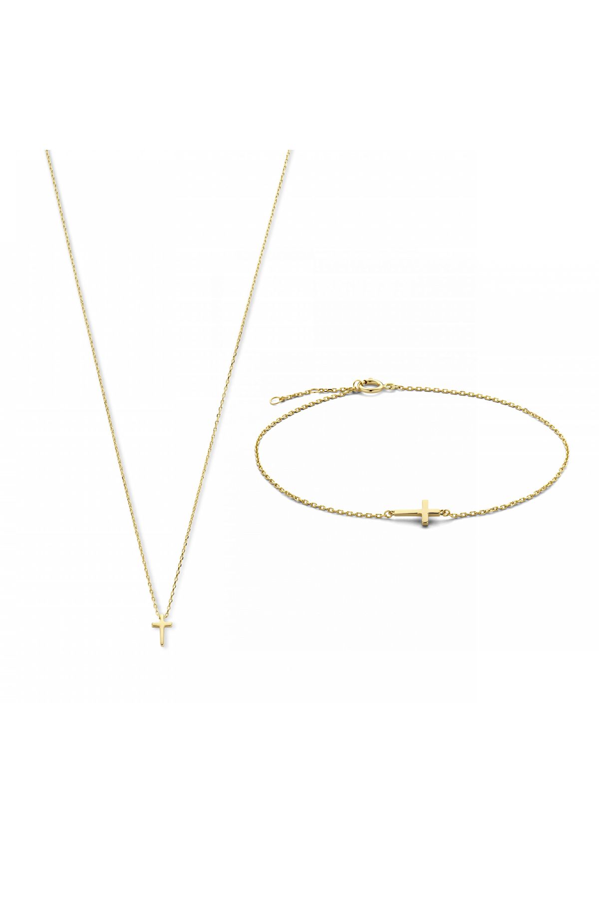 Isabel Bernard-Cadeau D'isabel 14 Karat | Gold Halskette Und Armband Geschenksets Ib90091 1