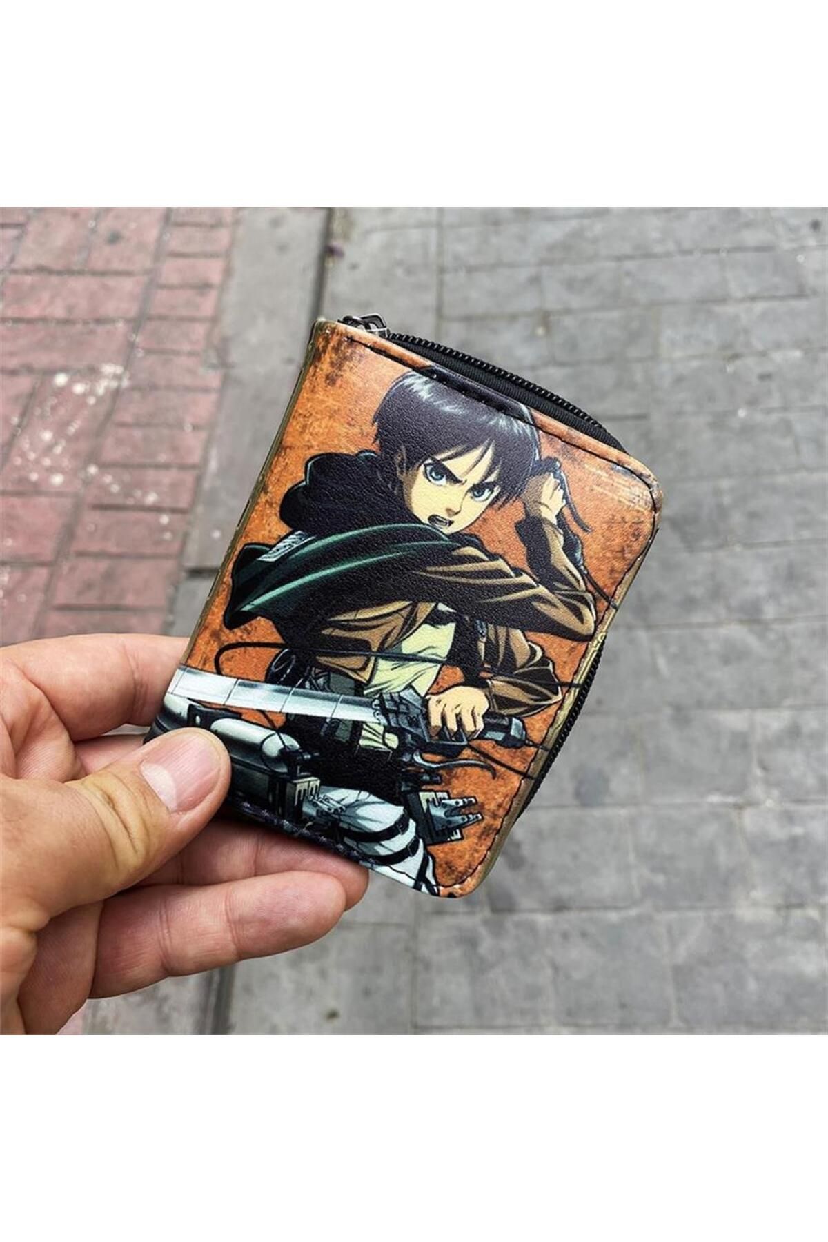 کیف پول طرح رنگی لیوای اکسسوری ویژه طرفداران Attack On Titan Karakedi