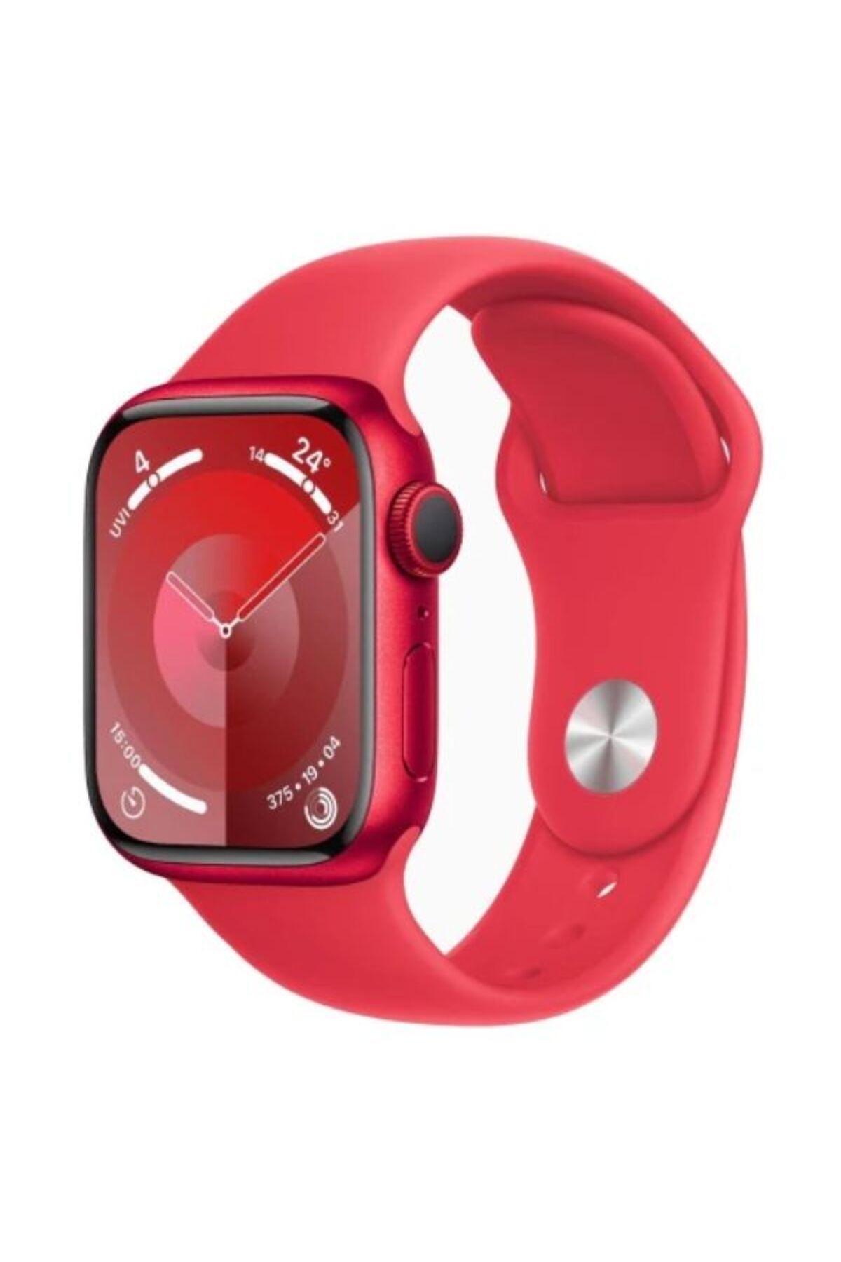 Apple-ساعة Series 9 GPS | 41 مم | (PRODUCT)RED | هيكل من الألومنيوم مع حزام رياضي PRODUCTRED 1