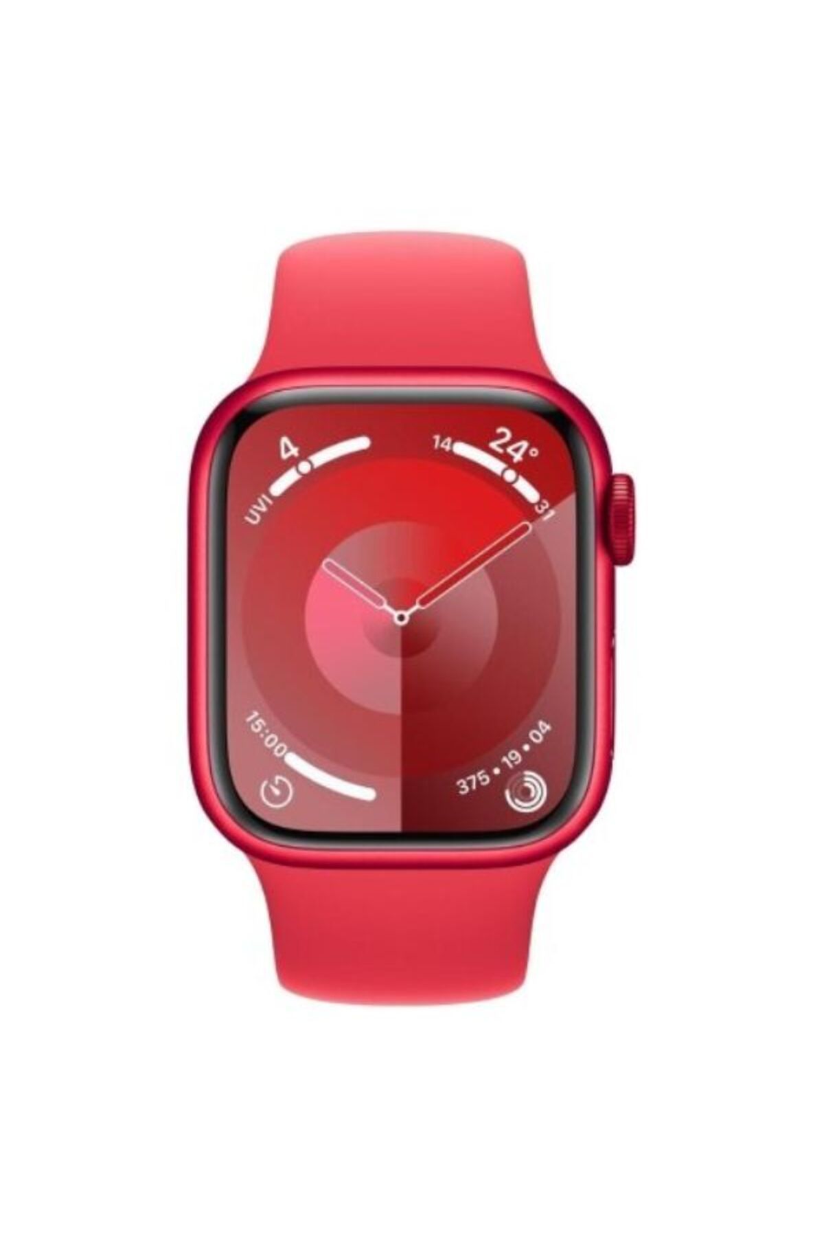 Apple-ساعة Series 9 GPS | 41 مم | (PRODUCT)RED | هيكل من الألومنيوم مع حزام رياضي PRODUCTRED 2