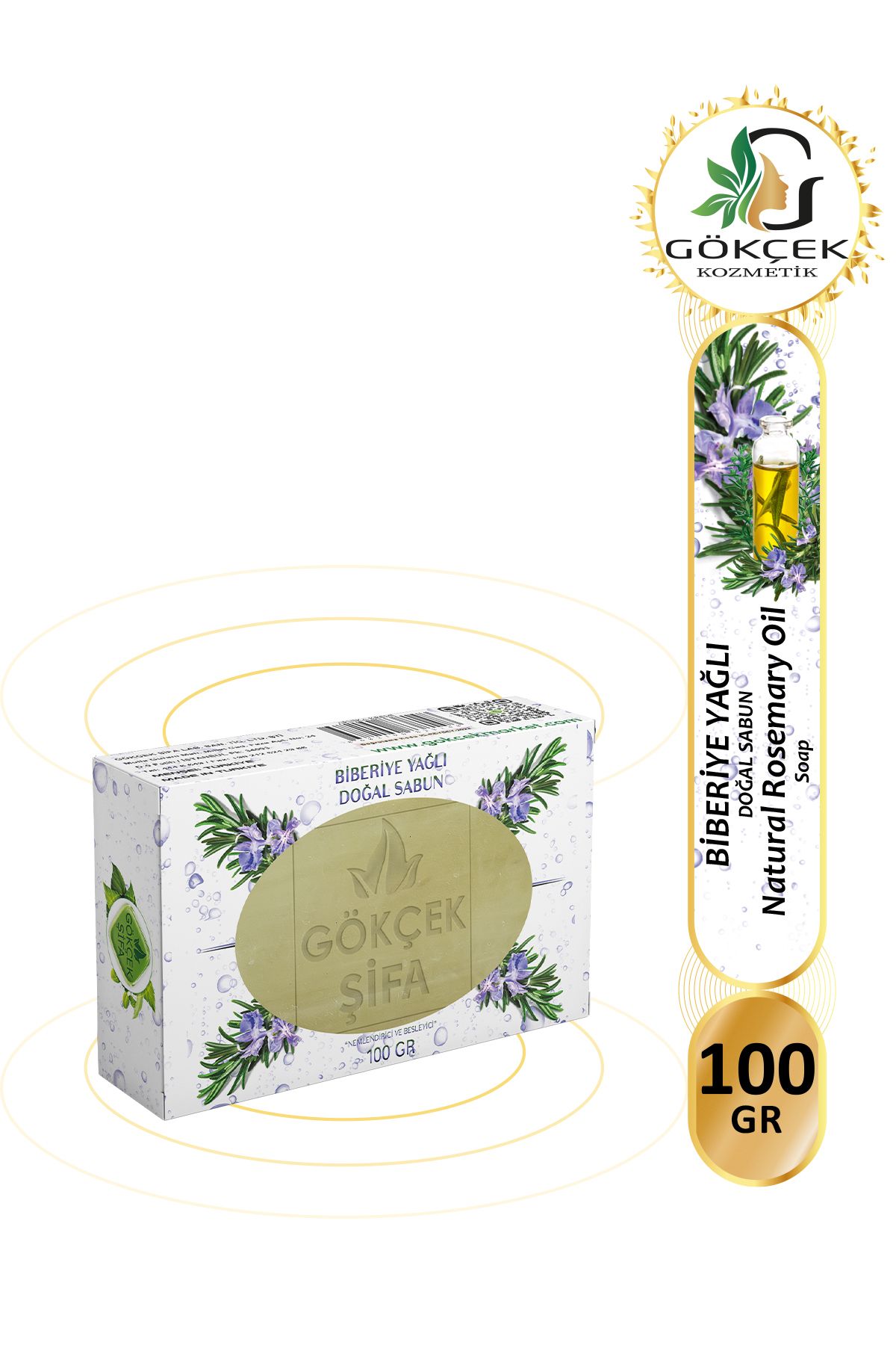 Gökçek Şifa-Natural Soap with Rosemary Oil 1