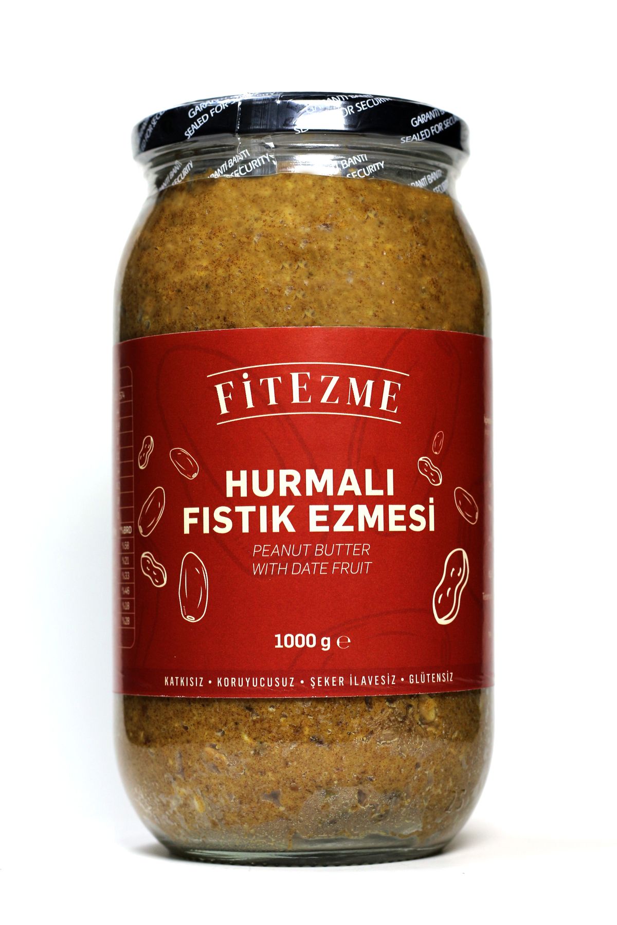 fitezme Hurmalı Fıstık Ezmesi ( Yer Fıstığı ) 1000g