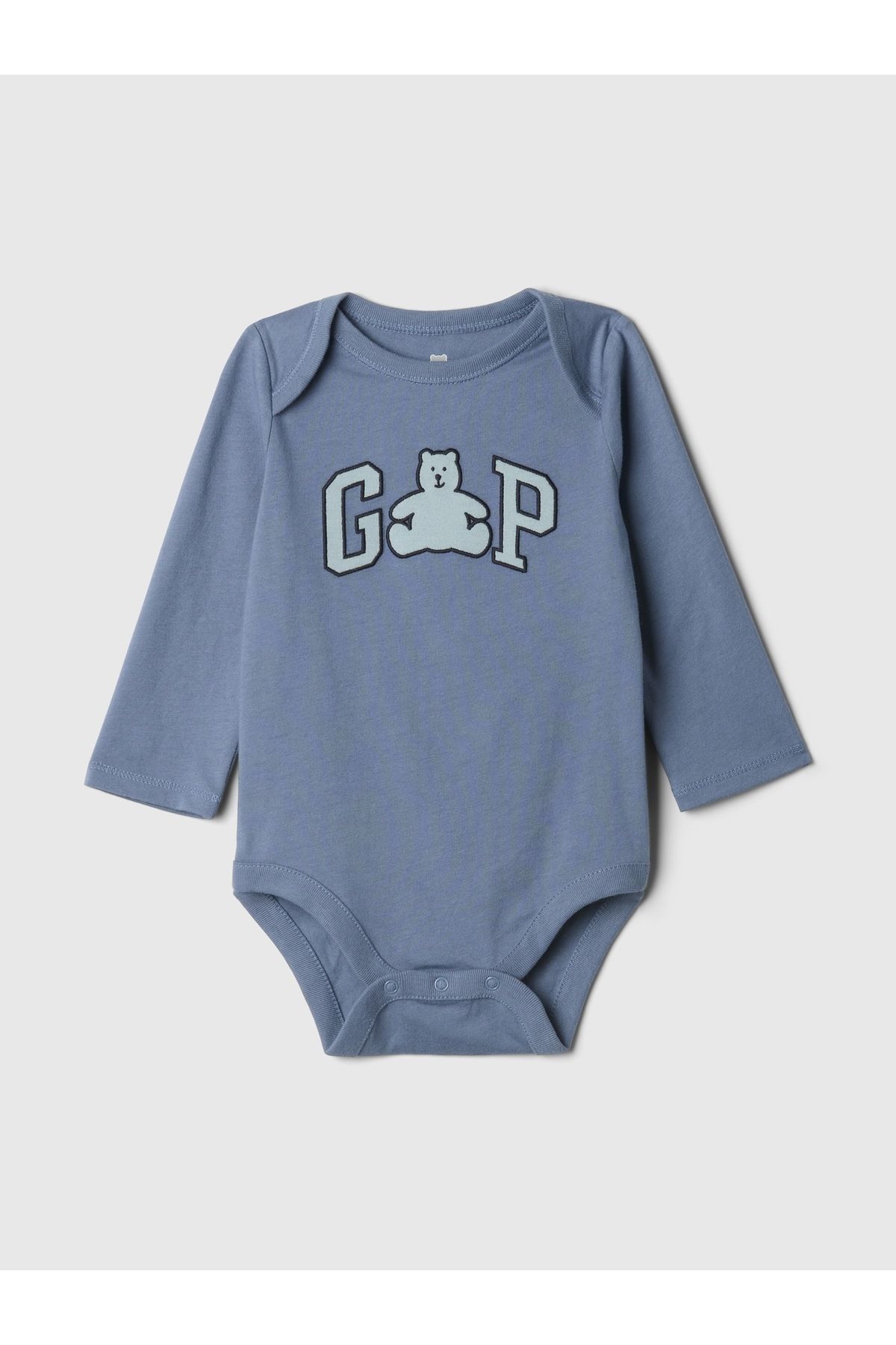 لباس بدن GAP Baby Dark Blue First Favorites Logo Bodysuit