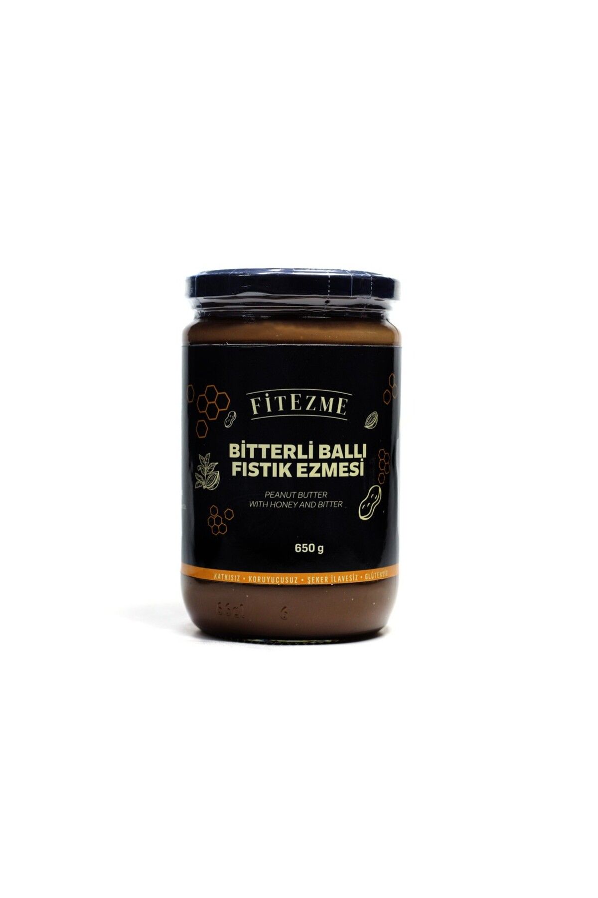 fitezme Bitterli Ballı Fıstık Ezmesi (Yer Fıstığı) 650g