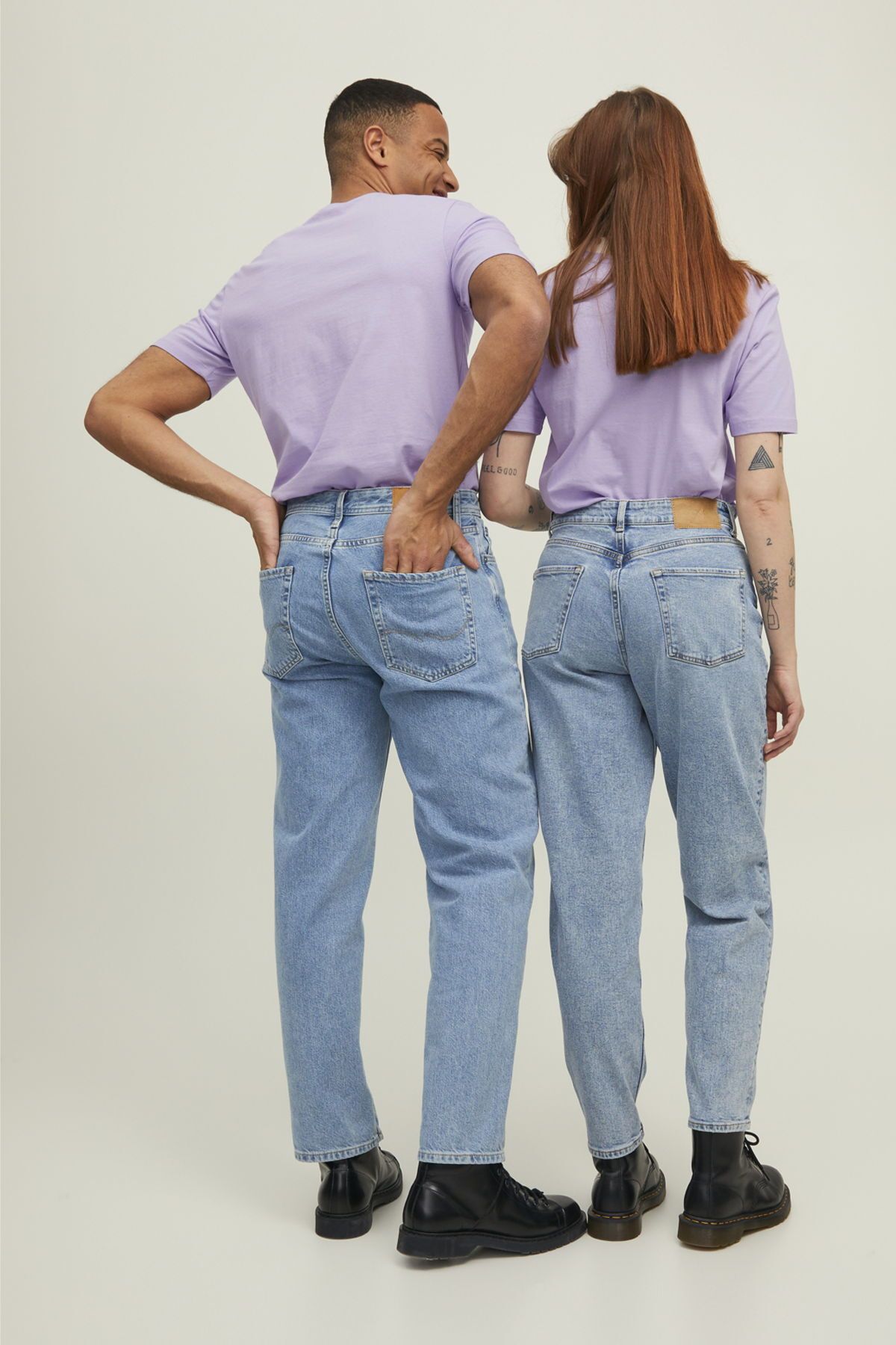 تی شرت بنفش مردانه Jack Jones پایه ارگانیک Jack & Jones
