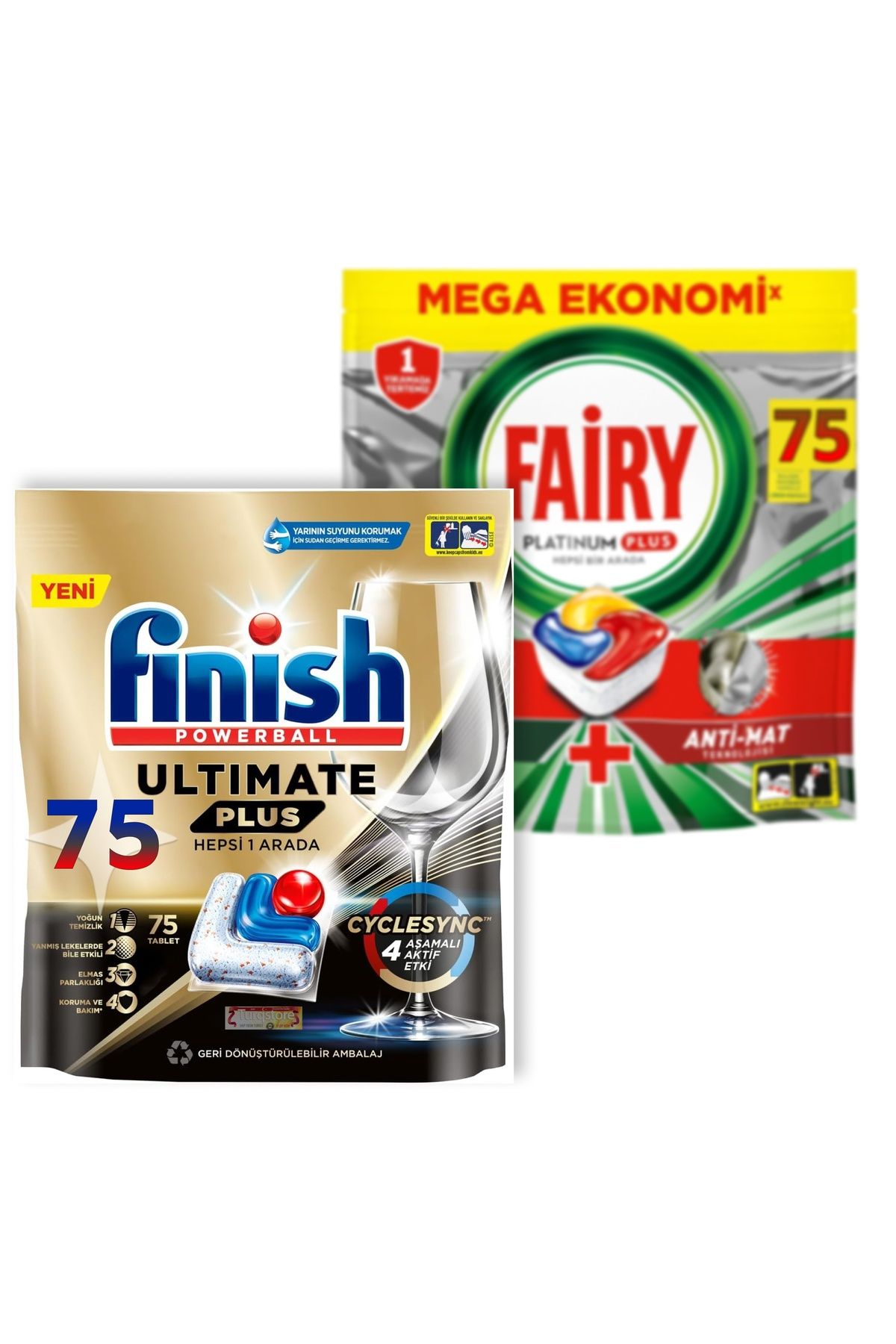 Fairy Elit Mega Set - Fairy Platinum Plus 75 - Finish Ultimate Plus 75