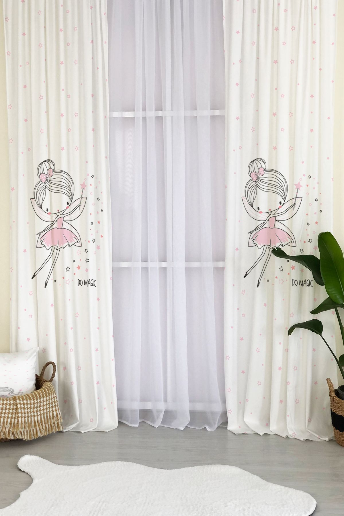 Lolla Cortina De Fundal Fairy Girl 88 - 70 x 260