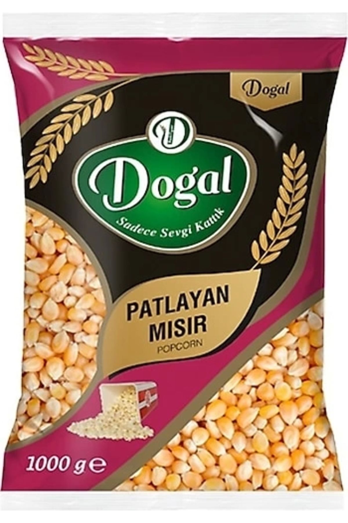 Doğal Patlayan Mısır 1 Kg