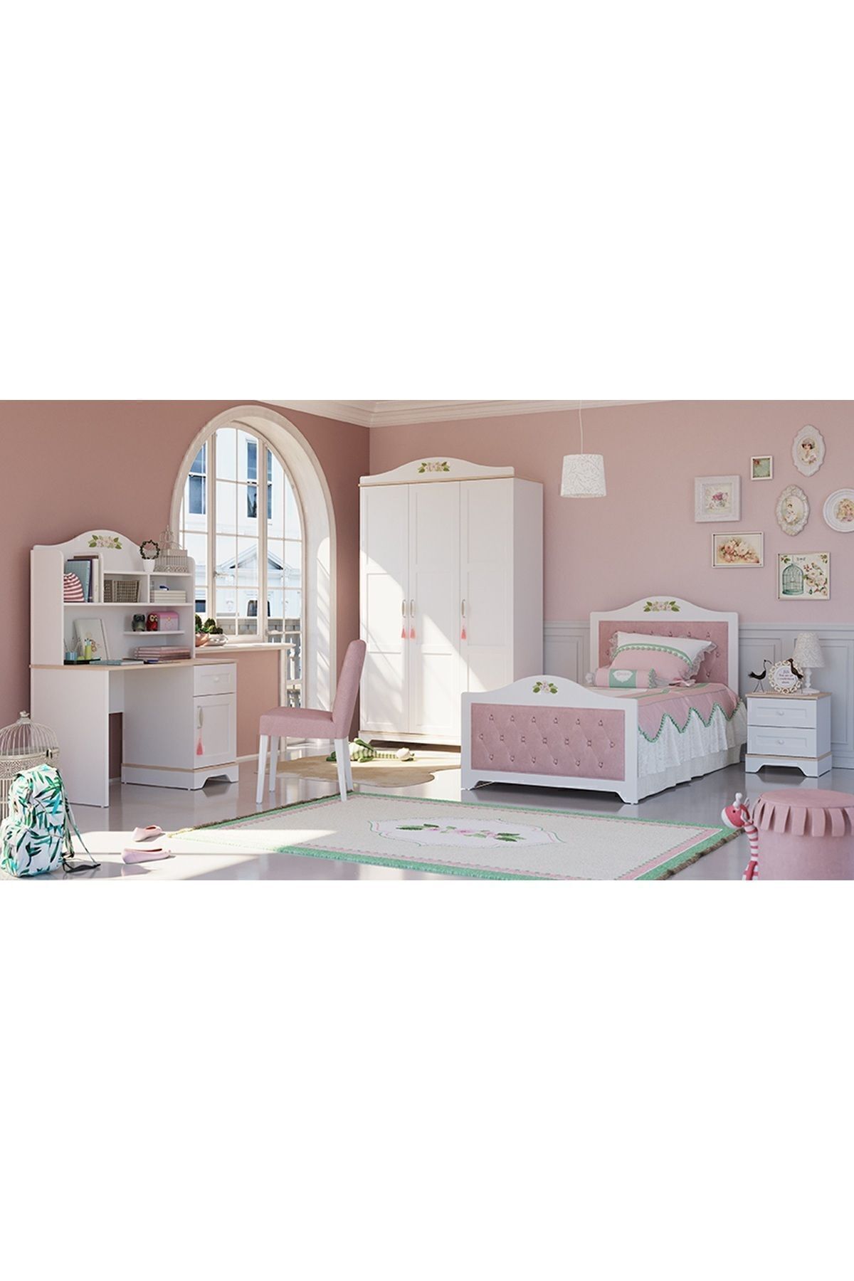 Almila Bianca 3 Kapaklı Dolap fotoğrafı 2 (önizleme)