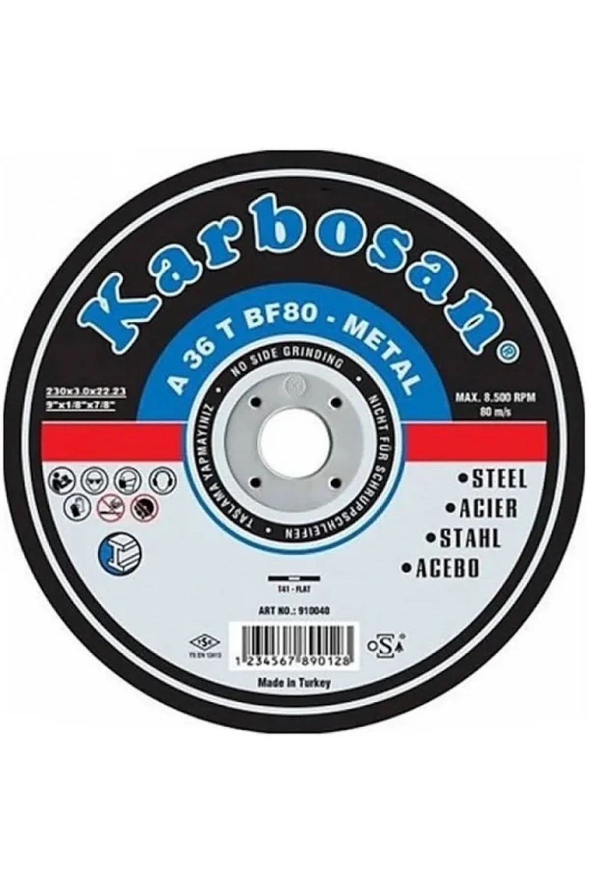 KARBOSAN Metal Kesici Disk 230x3,0x22,23