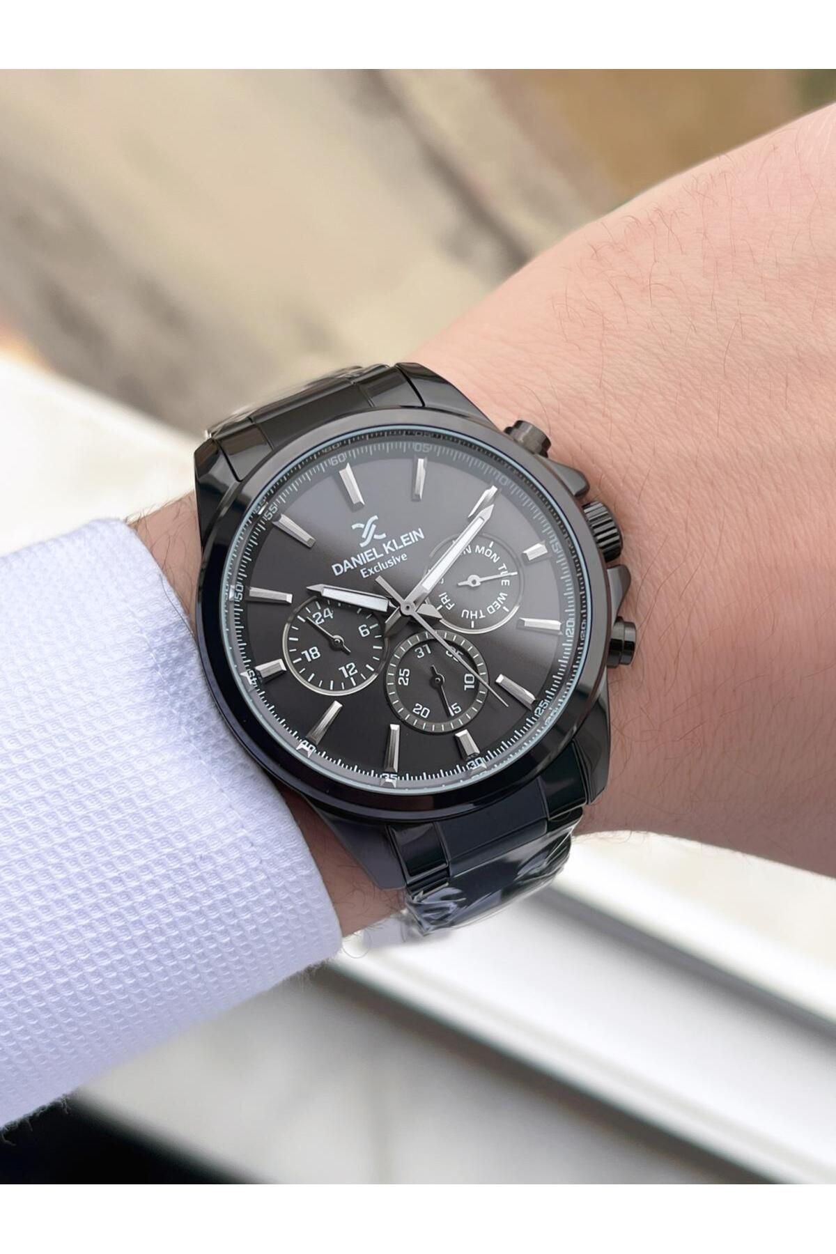 Daniel Klein-Men Wrist Watch with Inner Functions Active 30 Mt Water Resistant Fdk.10587F6 3