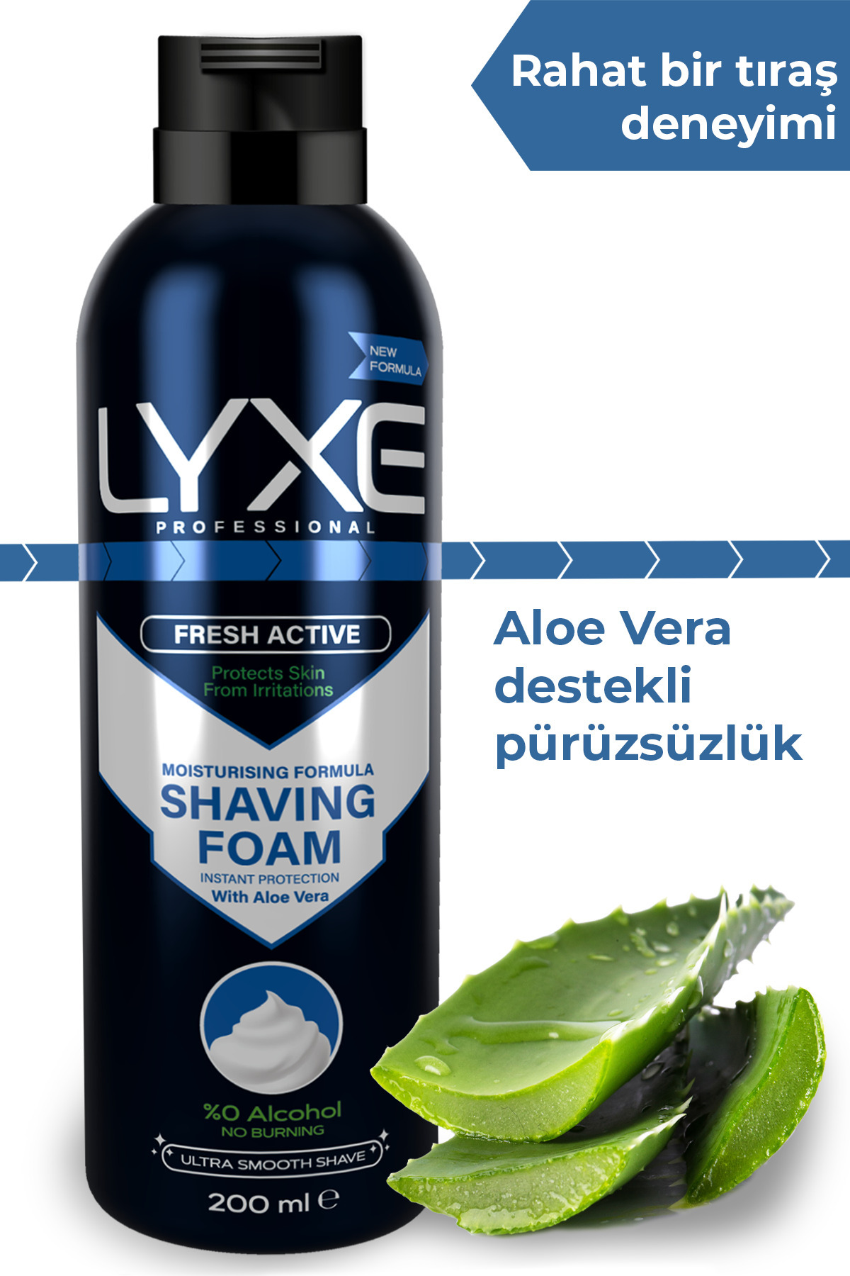 Fresh Active Tıraş Köpüğü, 200 ml — LYX_0007 — تصویر 2 از 4