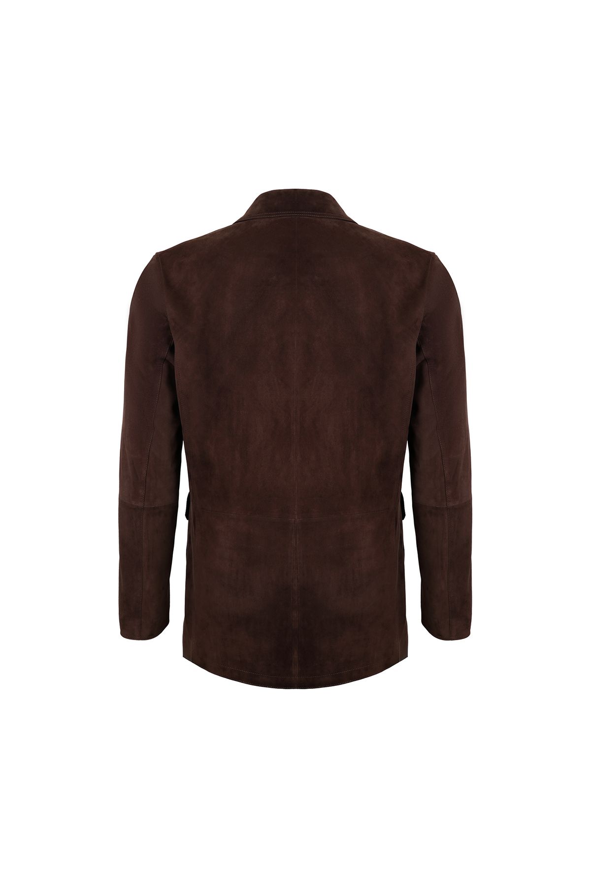 Desa-Ambrogio Brown Men's Suede Leather Jacket 4