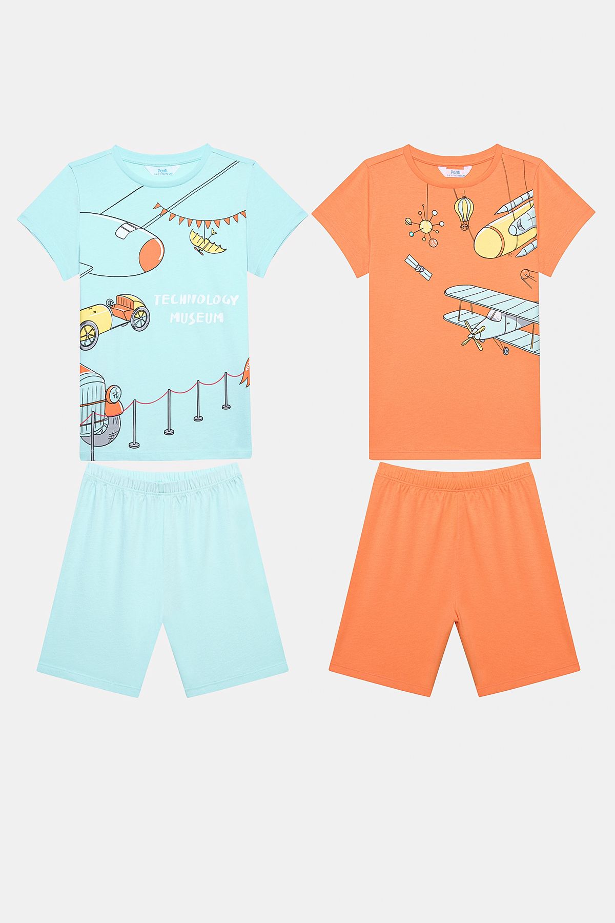 Penti-Boy's Technology Museum Multicolored 2-Piece Pajama Set 1