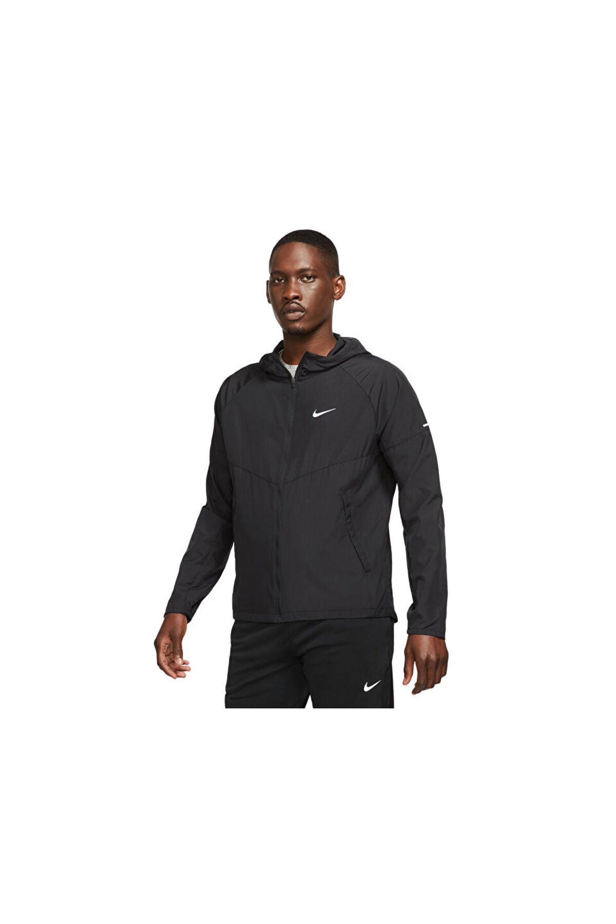 Nike-Miler Men's Running Jacket Dd4746-010 1