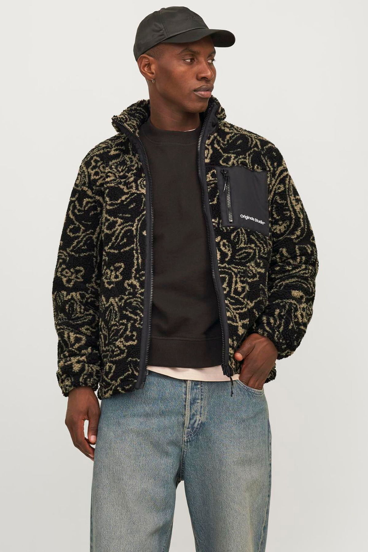 Jack & Jones JORVESTERBRO TEDDY JACKET AW24 NOOS BEJ12260450