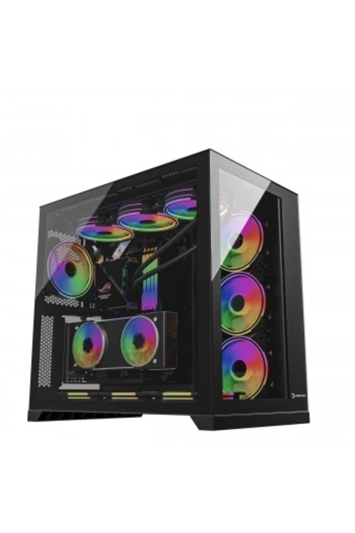 GamePower-Warcry Mid Atx Gaming Case (6 Argb Fans) 1