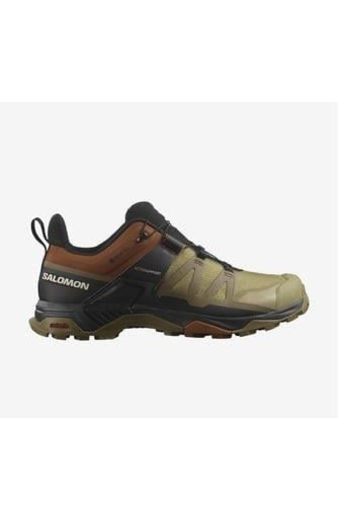کفش‌های فضای باز مردانه X Ultra 4 GTX L4768520028 - خاکی-نارنجی سالومون کفش بیرونی Salomon