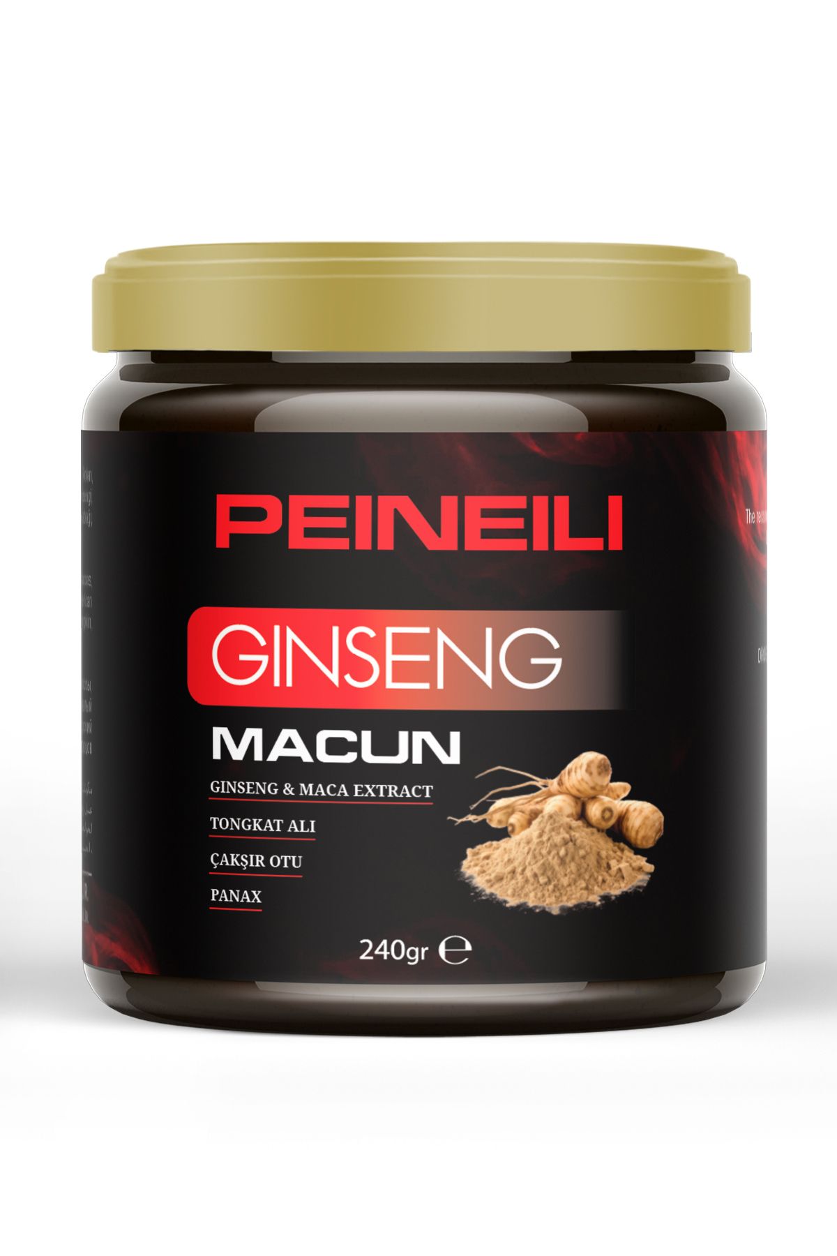 PEINEILI Tribulus Terrestris Kore Ginsengli Kuvvet, Macunu Bitkisel Karışımlı Mesir Macunu 240 gr