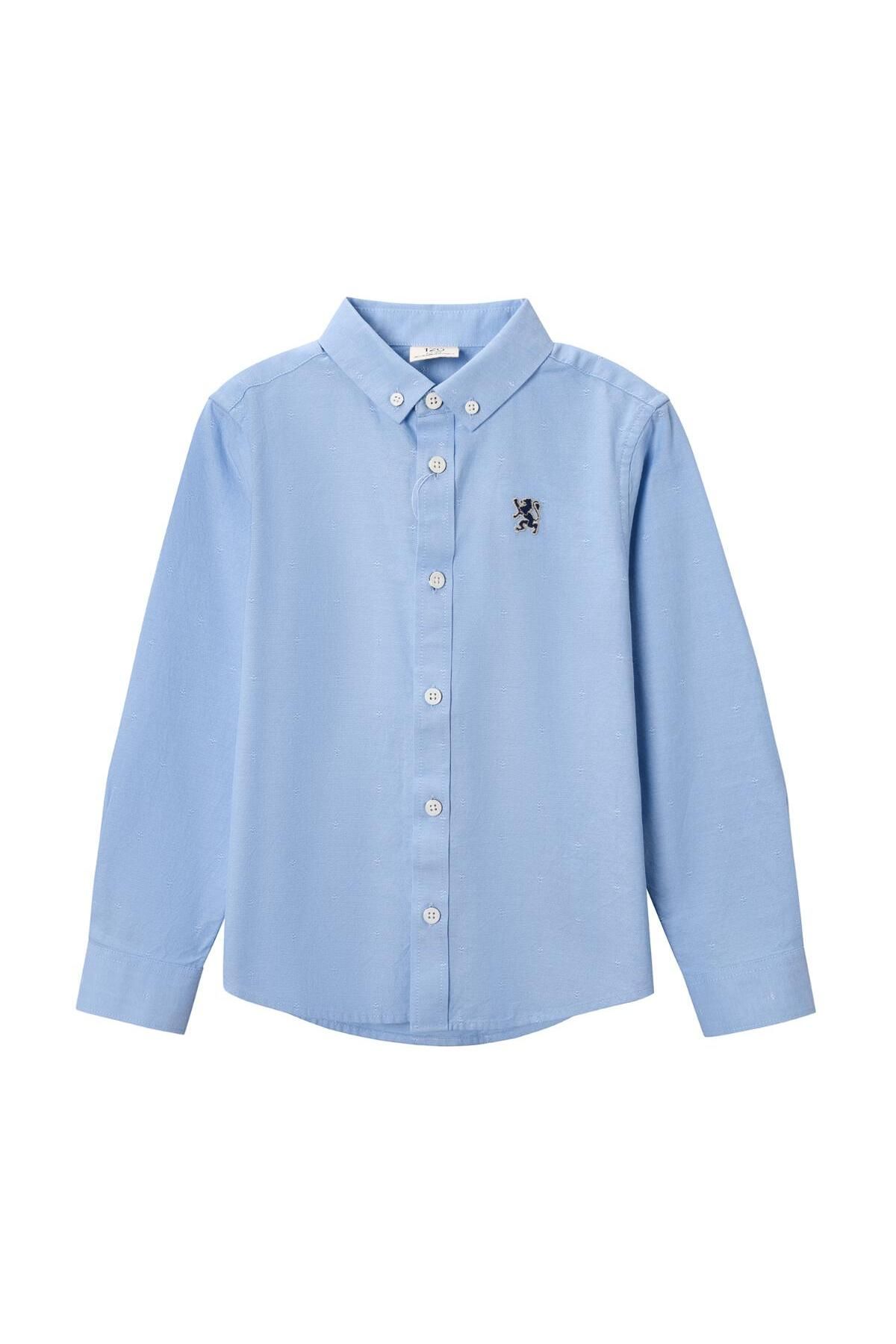 Giordano-Junior Lion Oxford Shirt 1