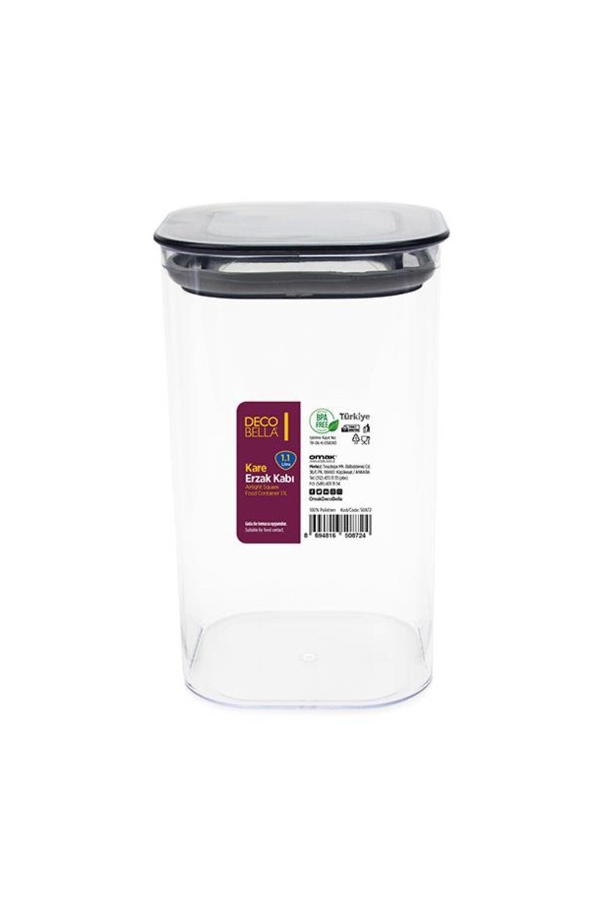 BRAVES-3 Pcs Vacuum Square Lunch Box Set - 1.1 Lt Lids Pulses Storage 5