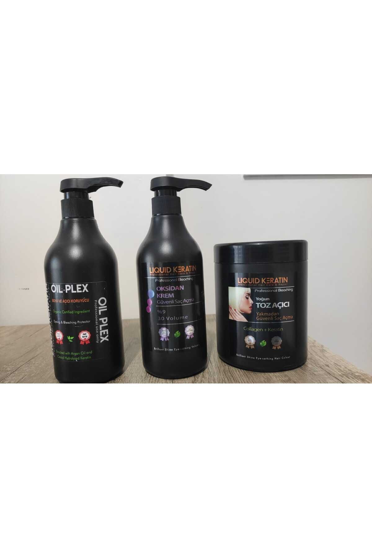 رنگ مو سفید مردانه و زنانه Oper Opener Ultra Set 1500 میل موهای باز بدون سوزاندن اکسیدان+بازکن پودر+محافظ Liquid Keratin