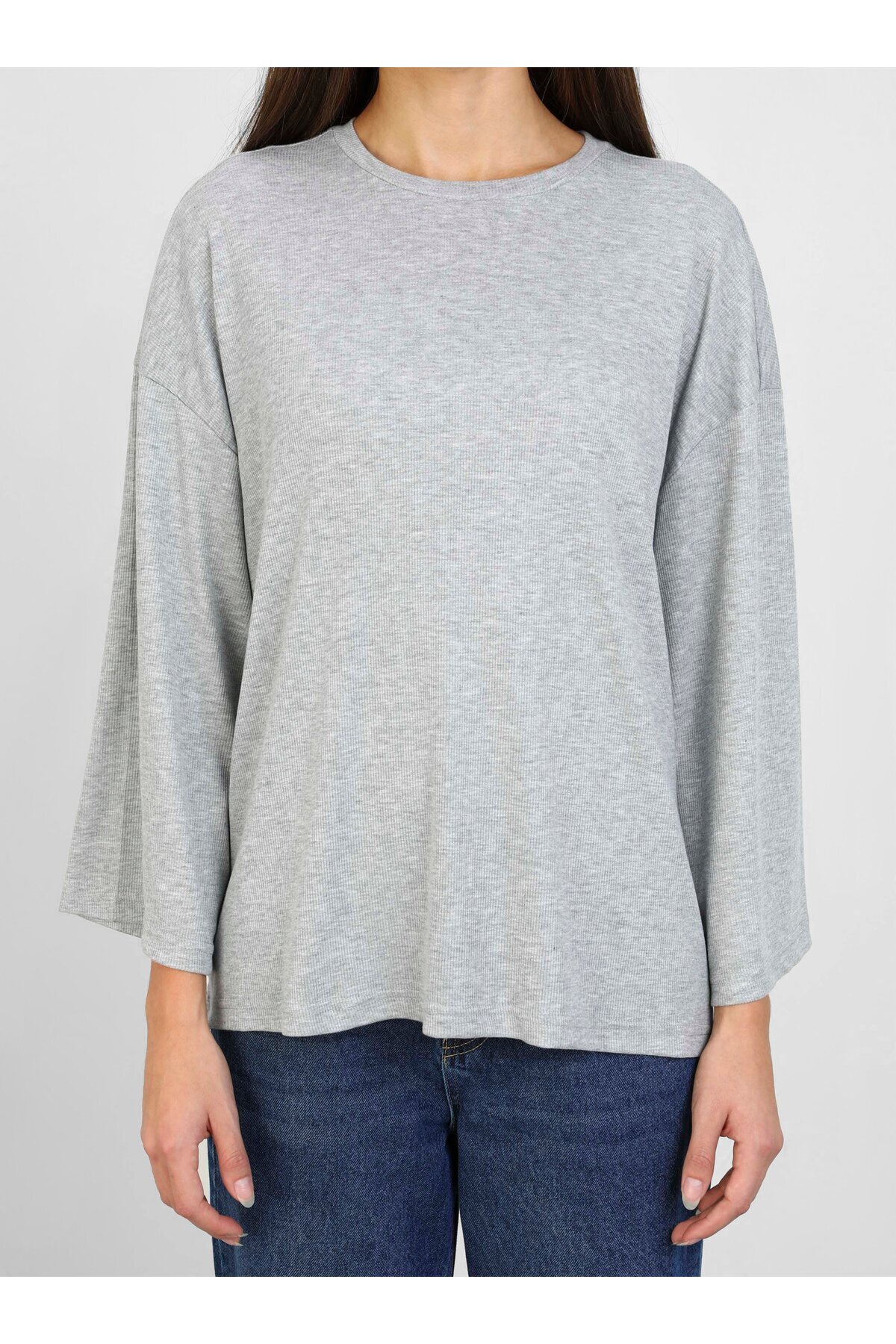 Benin-Tricou pentru femei Benin Grey Melange 3