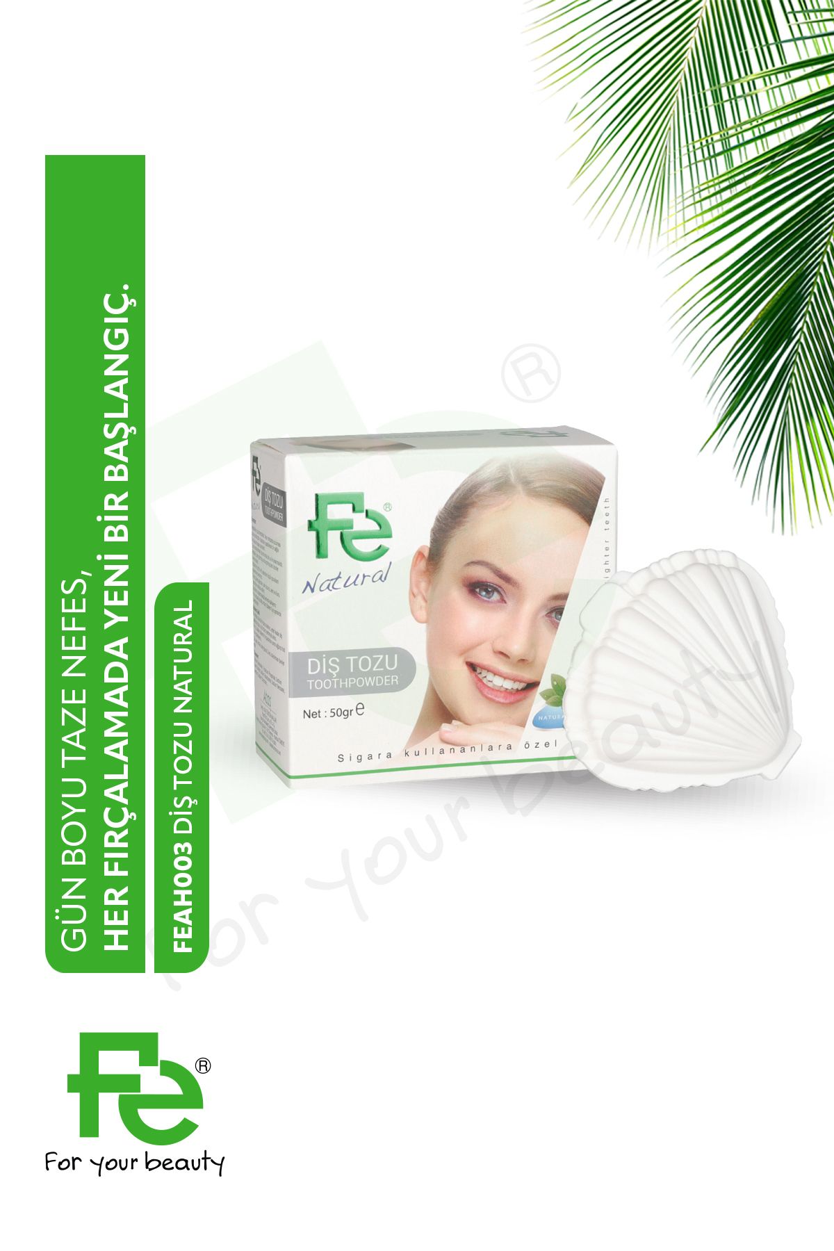 Fe-Herbal Tooth Powder - 50 Gr. 4