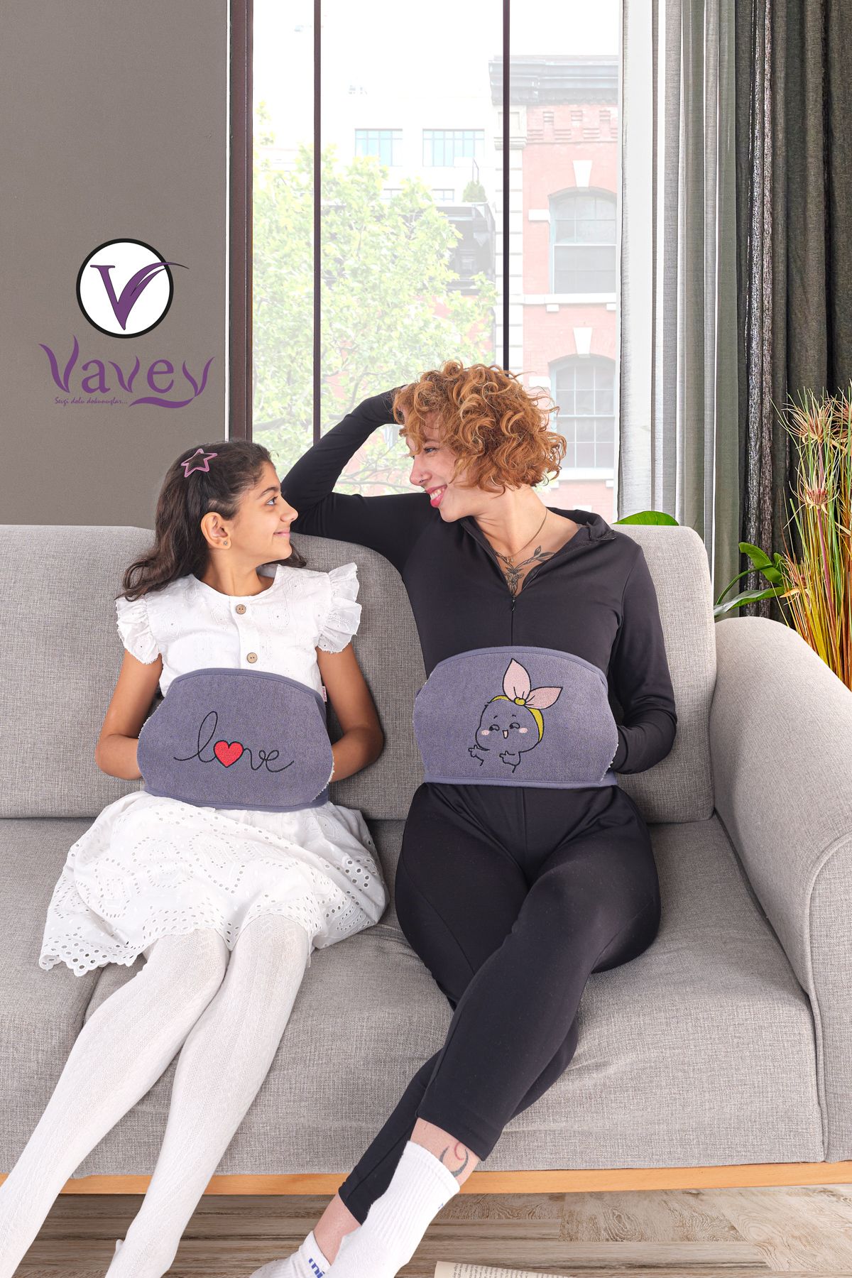 VAVEY-New Generation Thermogel Menstrual Belt - Hot Cold Water Bag with Ribbon, Girl Purple Color Gift 5