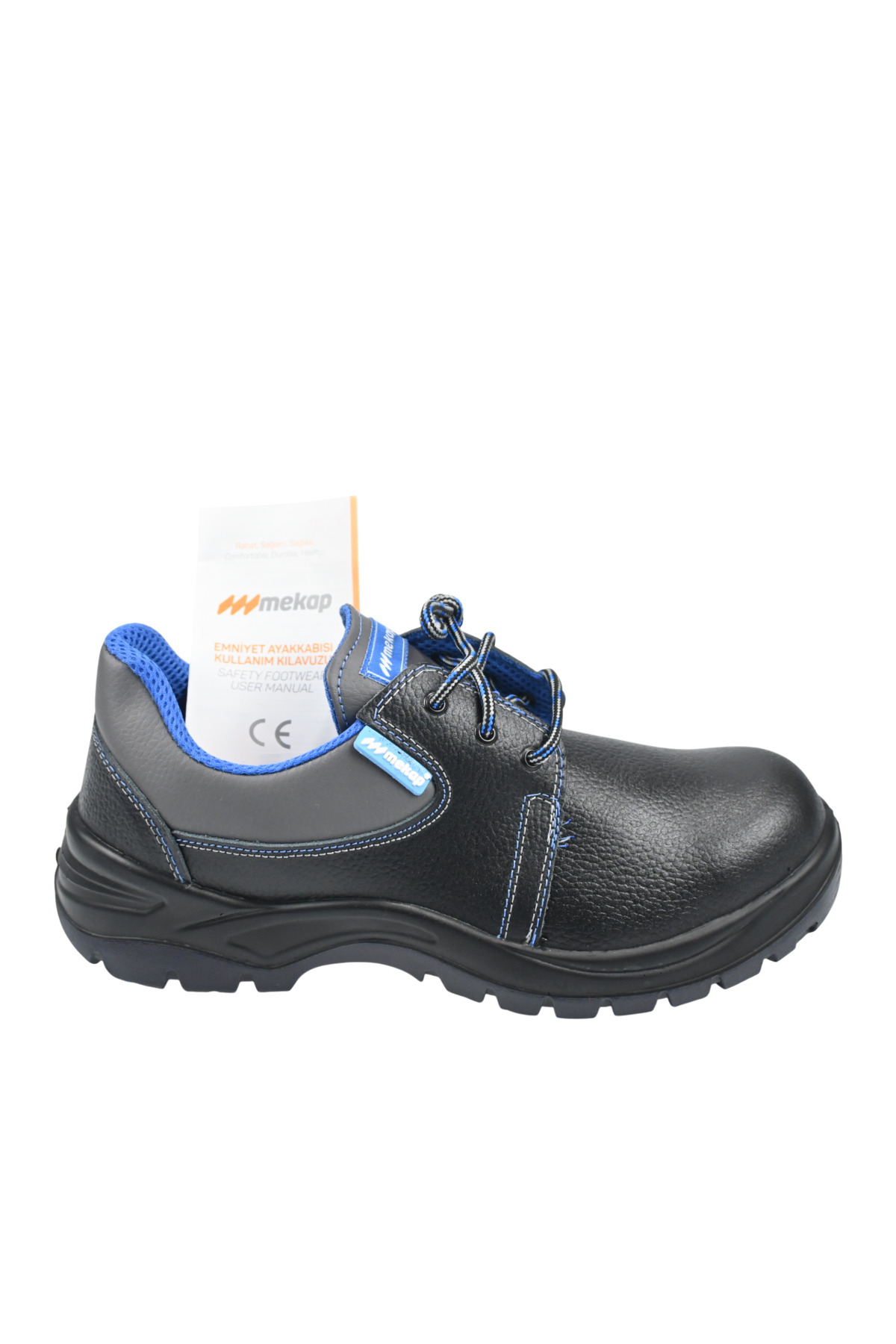 Sia Çanta-Mekap Air Cooled Memory Foam Base with Laces and Velcro Quality Iron Toe Work Moon 5