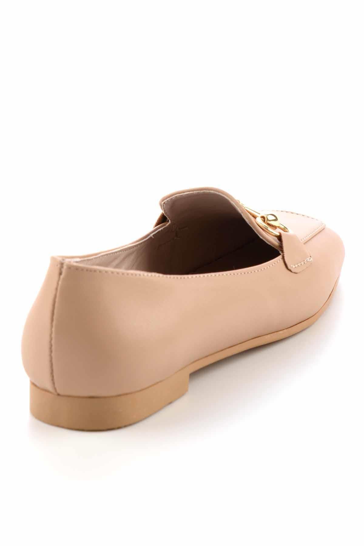 Bambi-Nude Damen Loafer Schuhe K 01641165409 4
