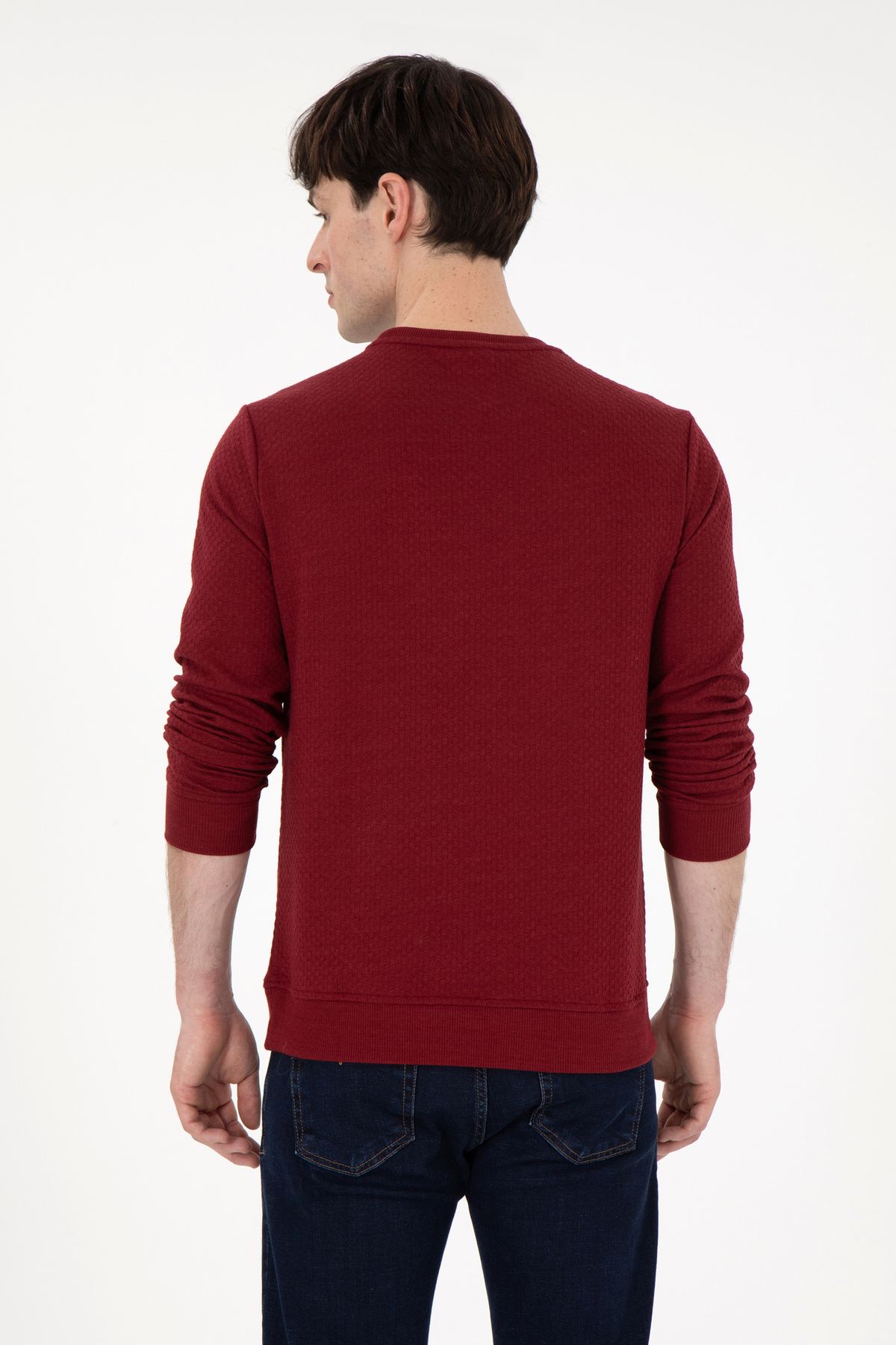 U.S. Polo Assn.-Men's Burgundy Sweatshirt 50290063 -Vr014 5