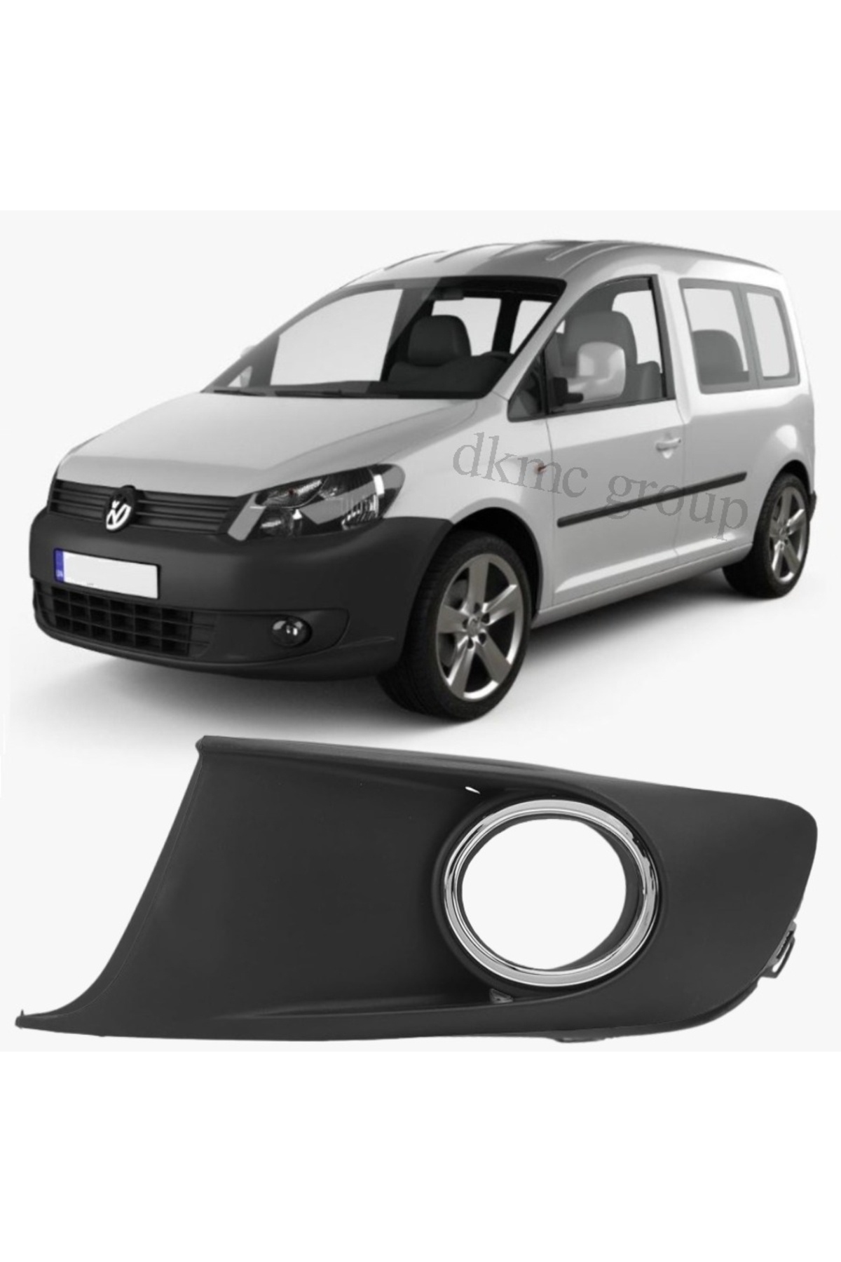 VOLKSPAR CADDY 2011-2014 MODEL ARASI UYUMLU SOL SÜRÜCÜ TARAFI ÖN TAMPON SİS IZGARA ÇERÇEVE KAPAĞI KROMLU
