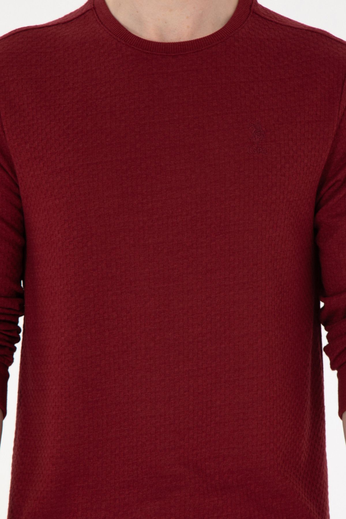 U.S. Polo Assn.-Men's Burgundy Sweatshirt 50290063 -Vr014 6