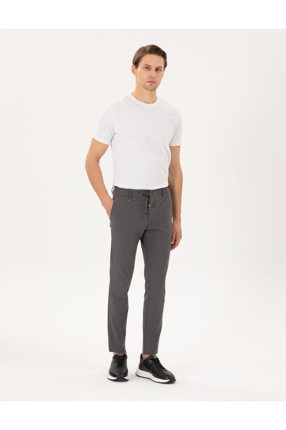 Pierre Cardin Antrasit Klasik Jogger Pantolon 50296593-VR006