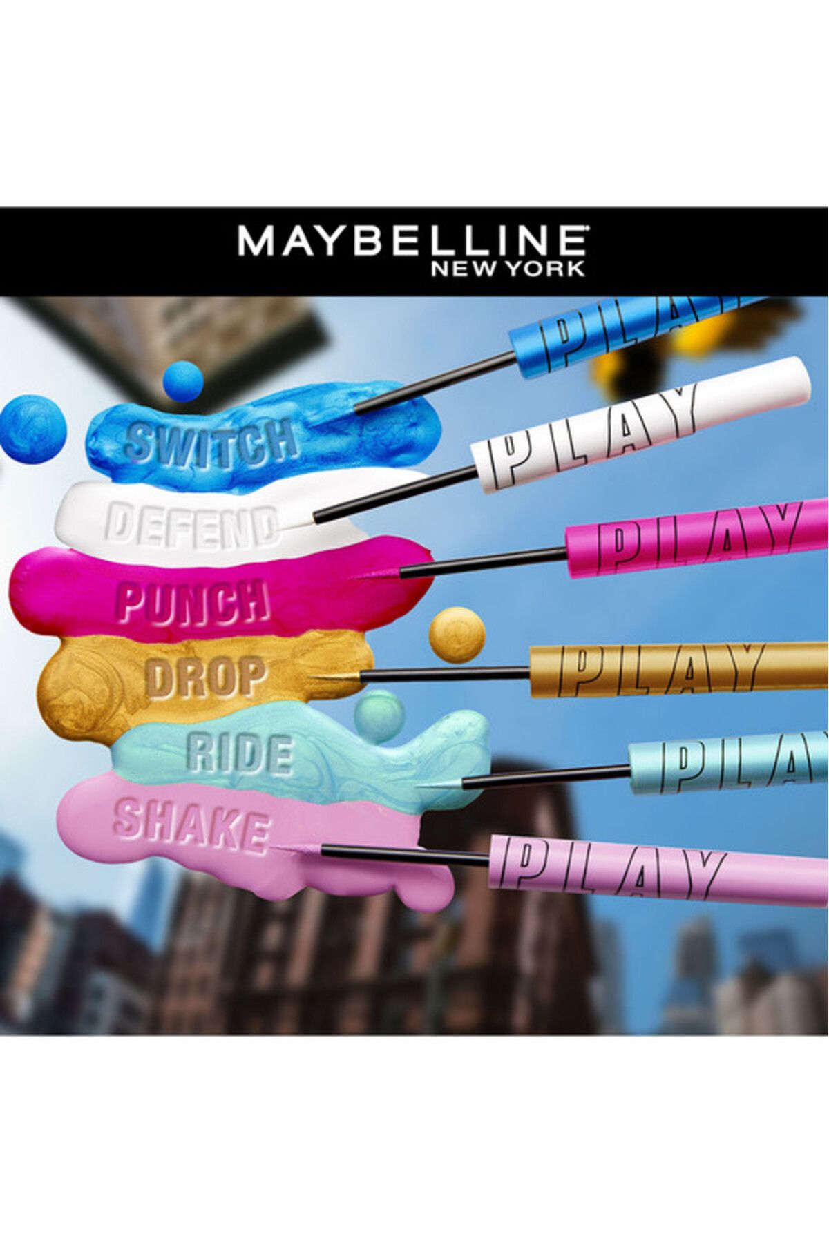 Maybelline New York-, Tattoo Liner Play - محدد عيون سائل مقاوم للماء (PUNCH) 7