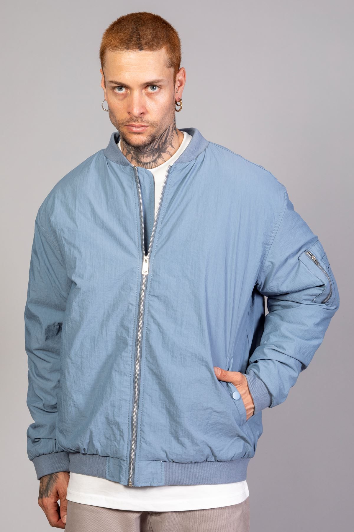 کت آبی مردانه نیلی معمولی مناسب پایتخت پارچه KRINKIL PILOT بهار اسپری زمستان LTC Jeans