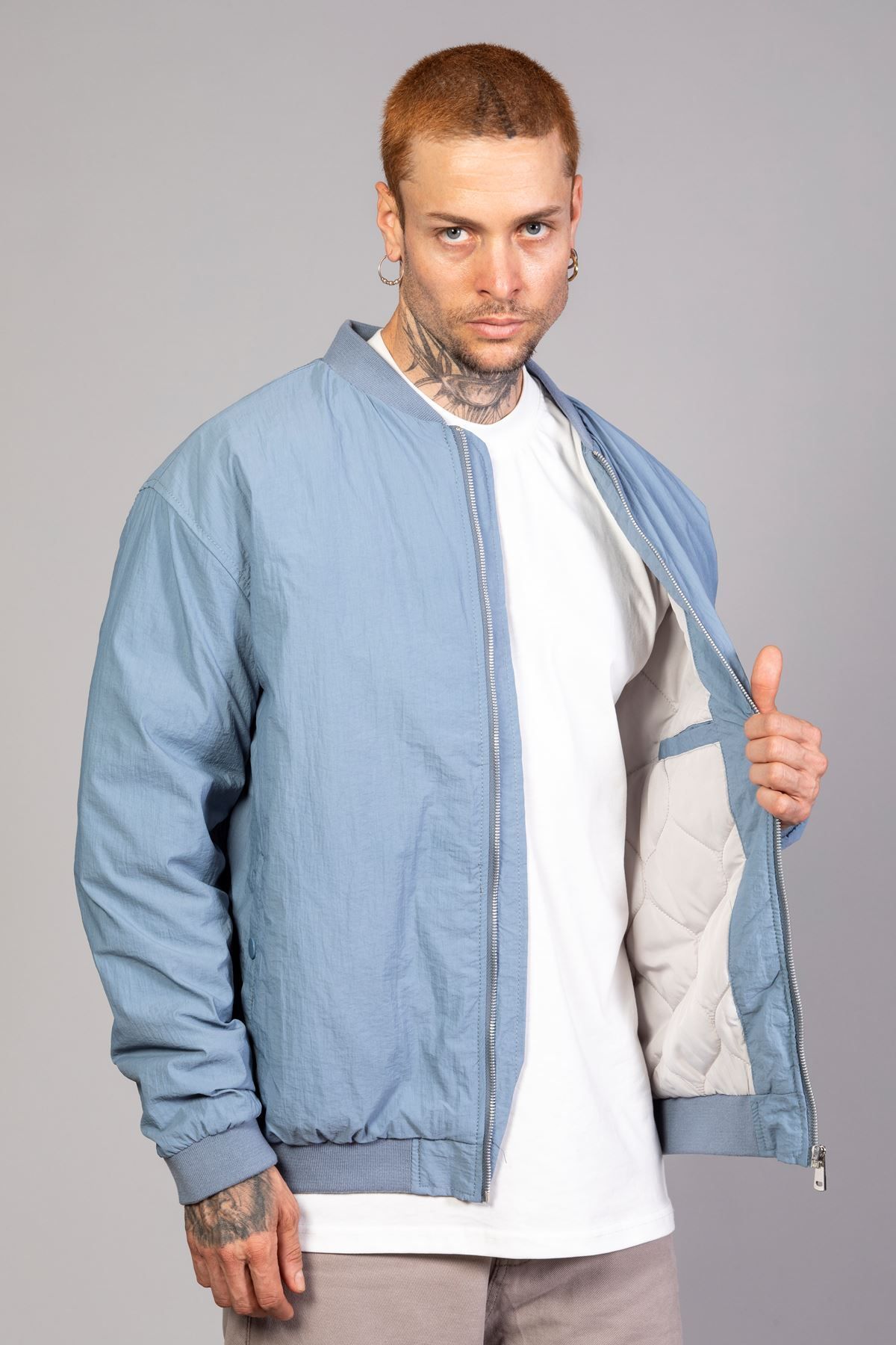 کت آبی مردانه نیلی معمولی مناسب پایتخت پارچه KRINKIL PILOT بهار اسپری زمستان LTC Jeans