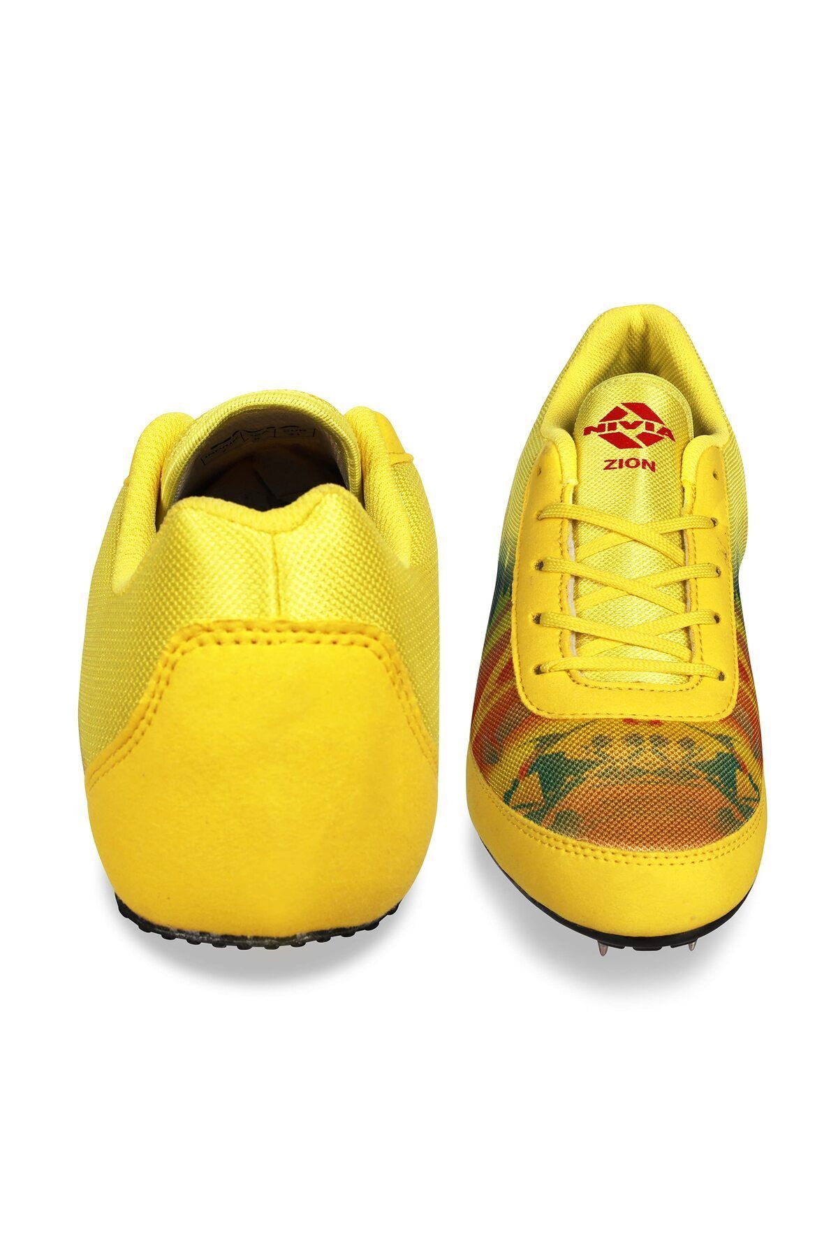 Nivia-Zion Size 2uk Running Spikes Shoes | Yellow | Track Shoes | Running Spikes 5