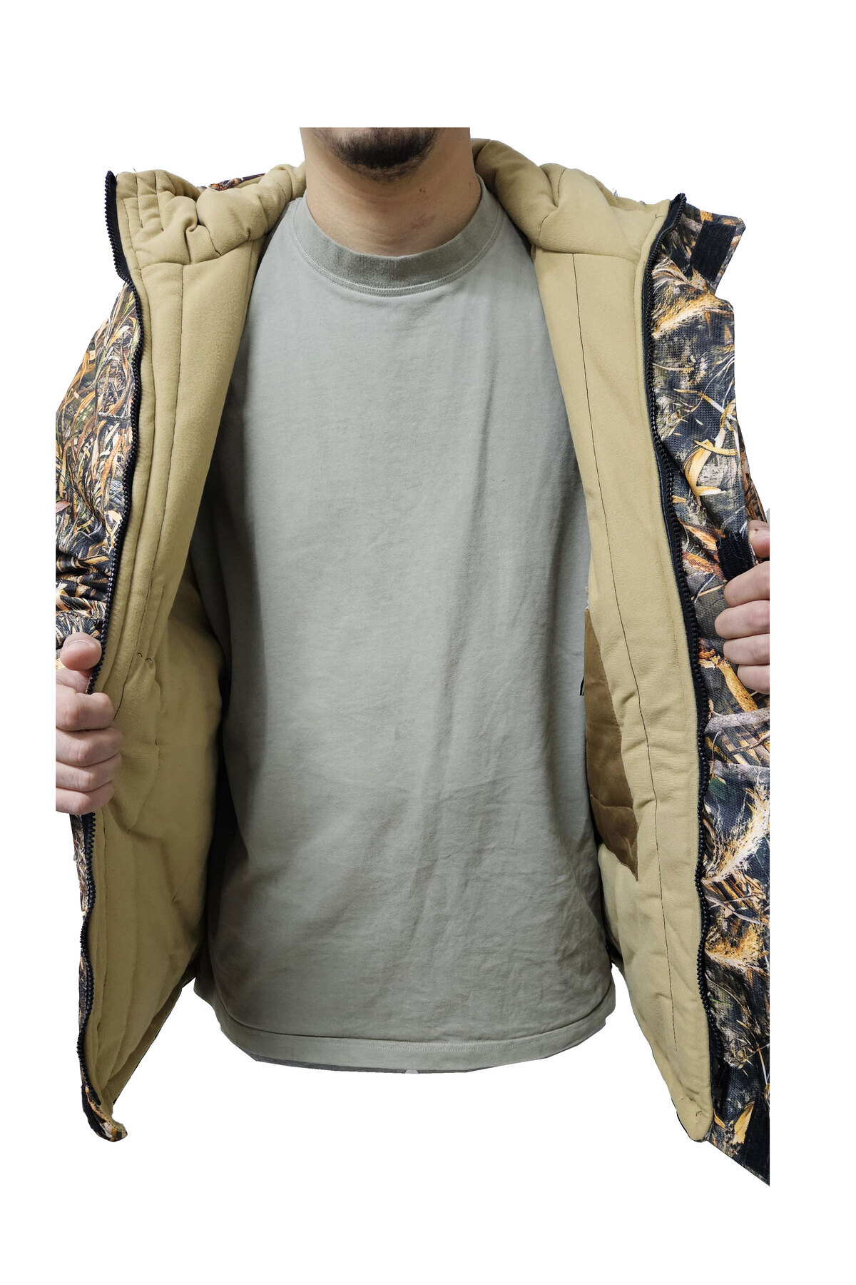 ALDOS-Reed Pattern Waterproof Hunting Jacket 5