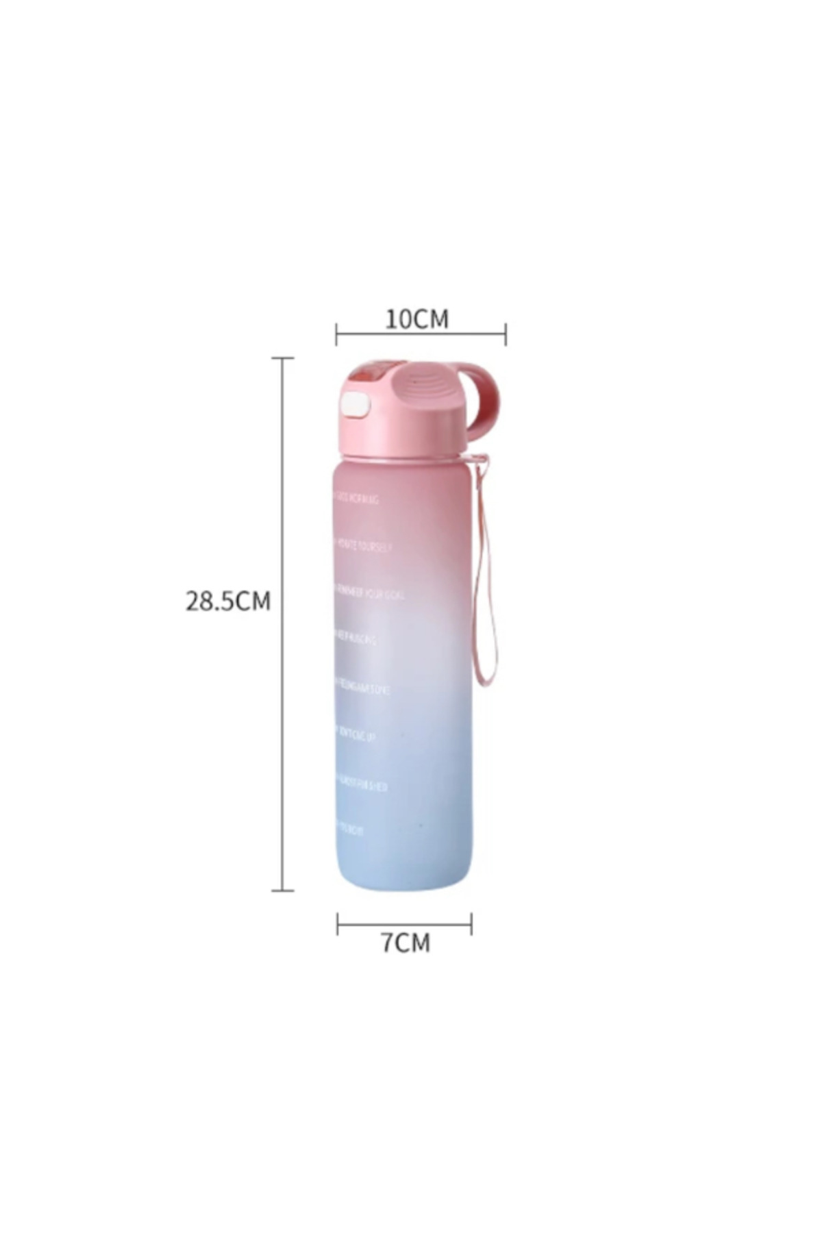 fitmart-'' Superior 1'' - 1 Liter Motivated Tritan Water Bottle Sports Flask - Bpa Free 4