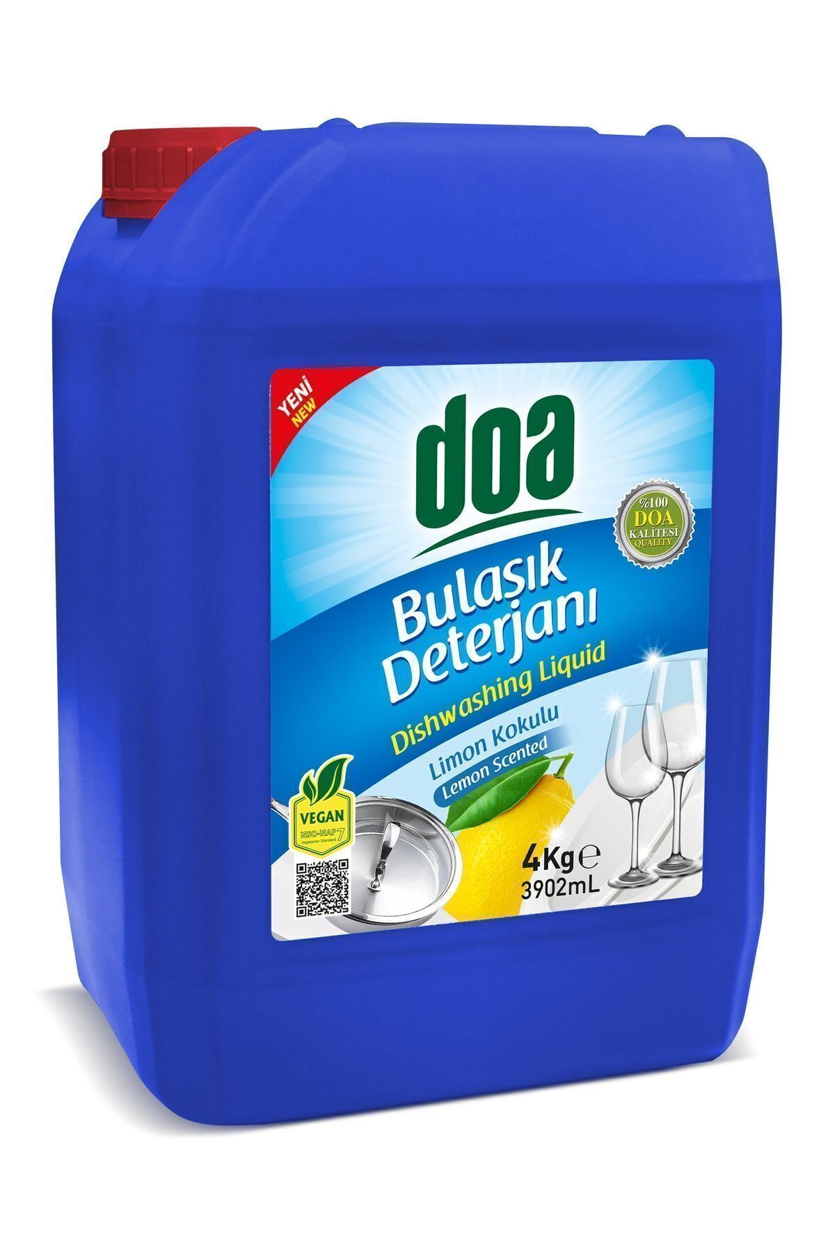 Doa Sıvı Bulaşık Det. Limon / 4 Kg