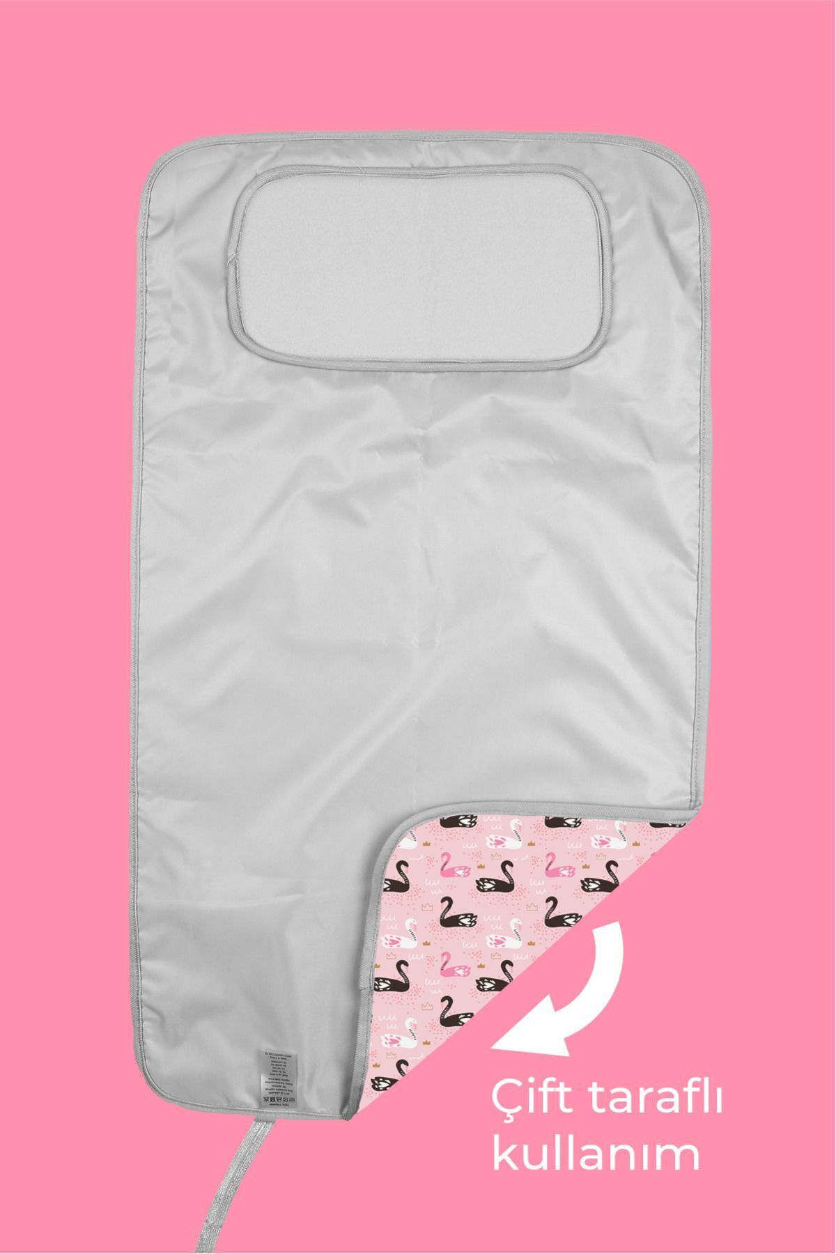 HAMUR Anne Bebek Bakım Örtüsü Alez Yenidoğan Alt Açma Değiştirme Kugu Organizer Pedi Minderi Çift Taraflı fotoğrafı 4 (önizleme)