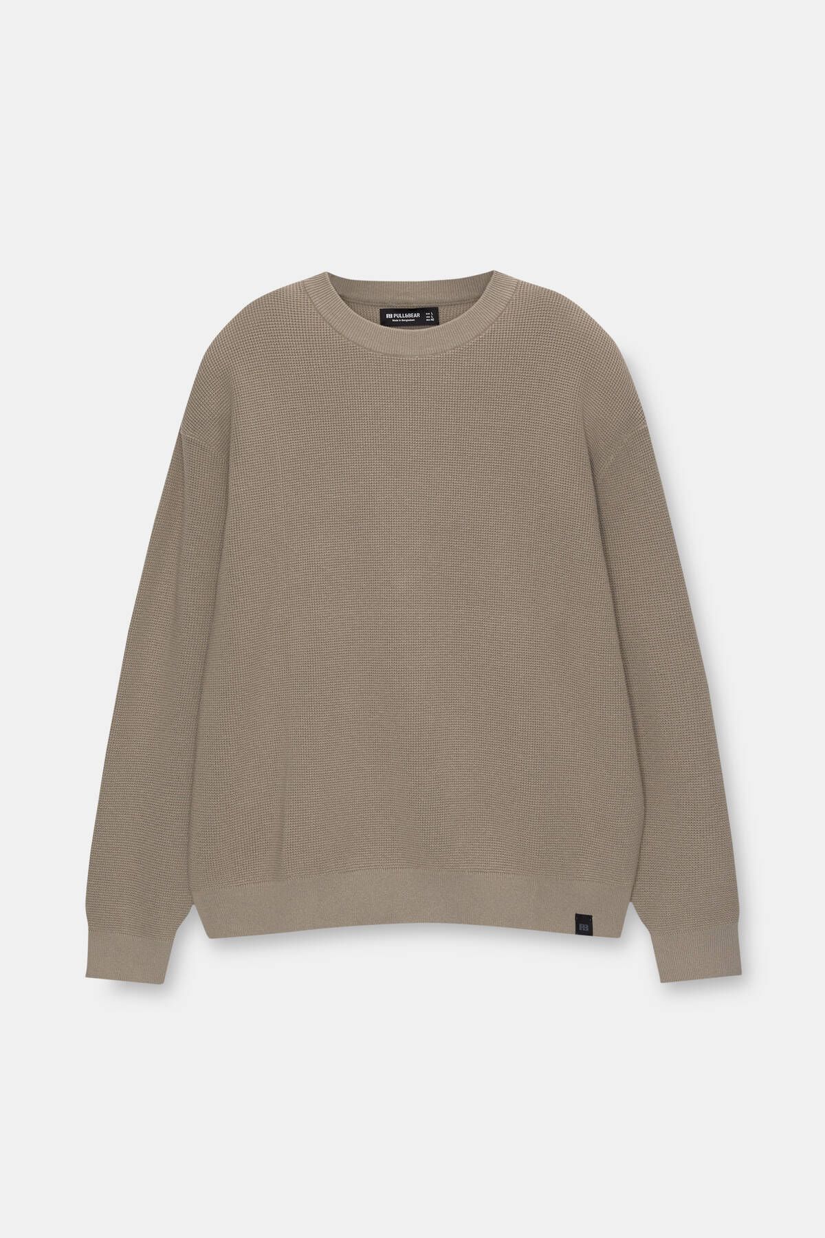 Pull & Bear-Gofre kazak Boz gri 5